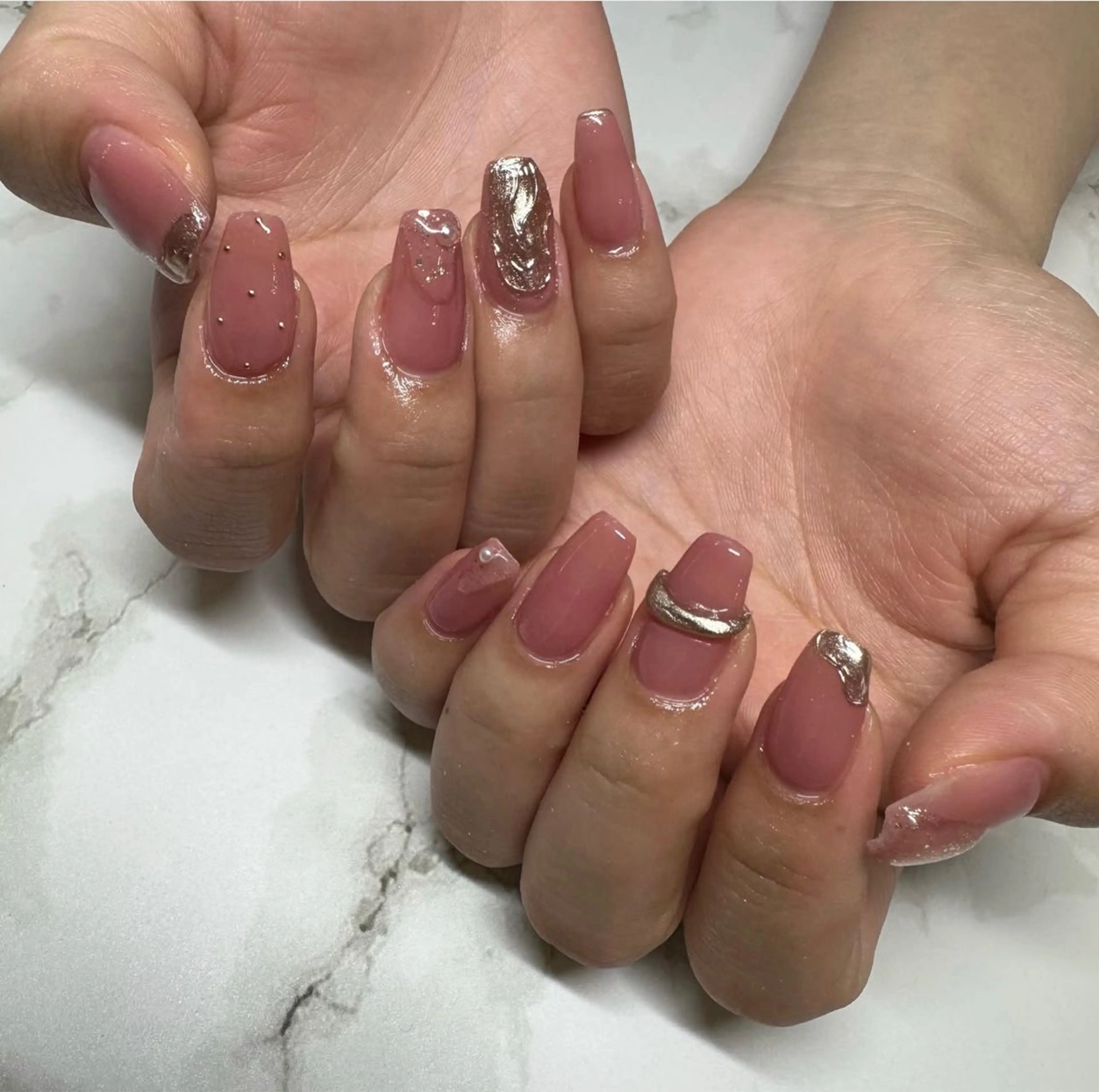 ネイル ニュアンスネイル Aicome所属・aicome senaのネイルデザイン