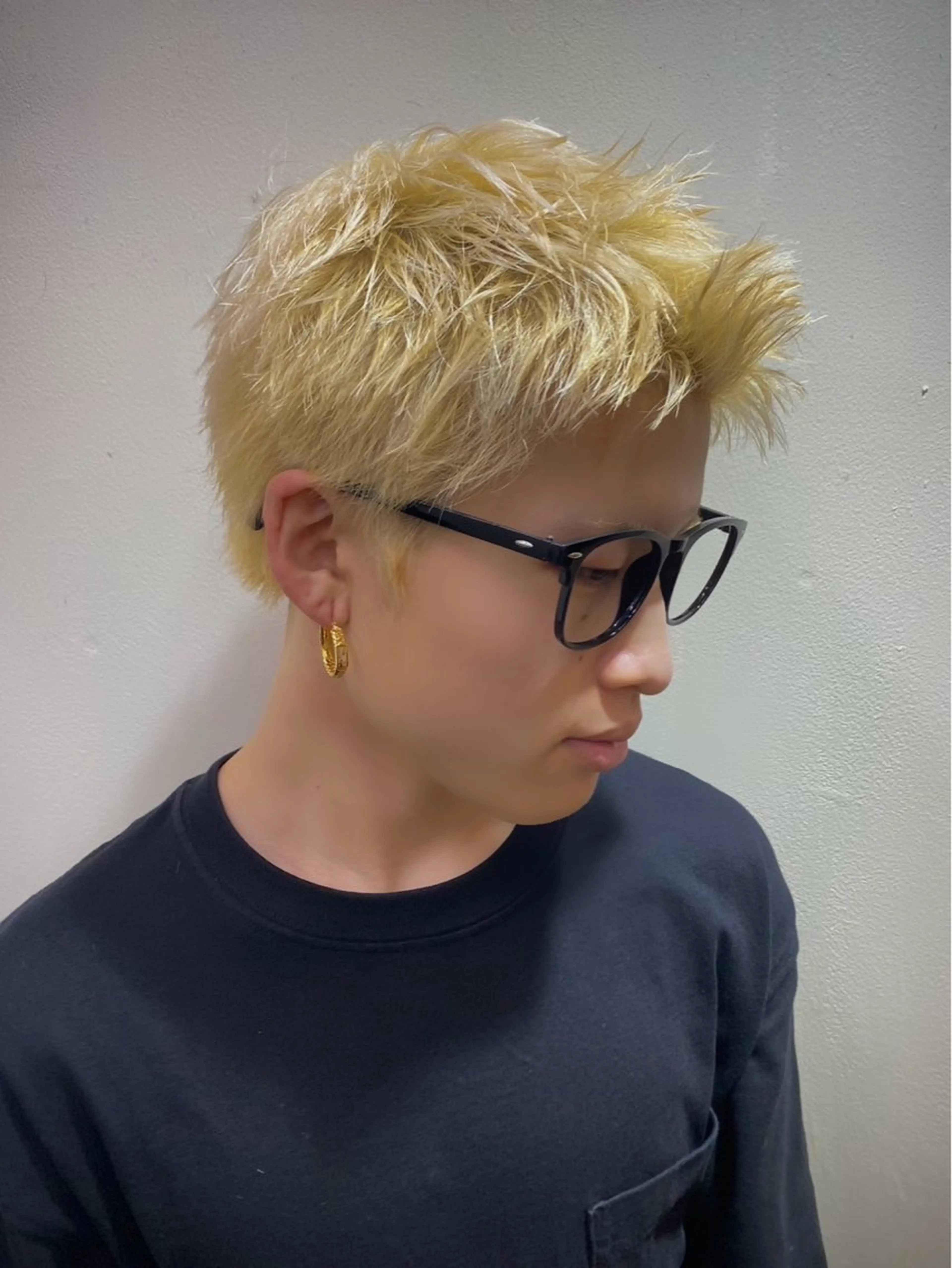 ショート カラー メンズ カット ヘアカラー トリートメント KAKERU/ボブ/ ショート/パーマ🌱のヘアスタイル