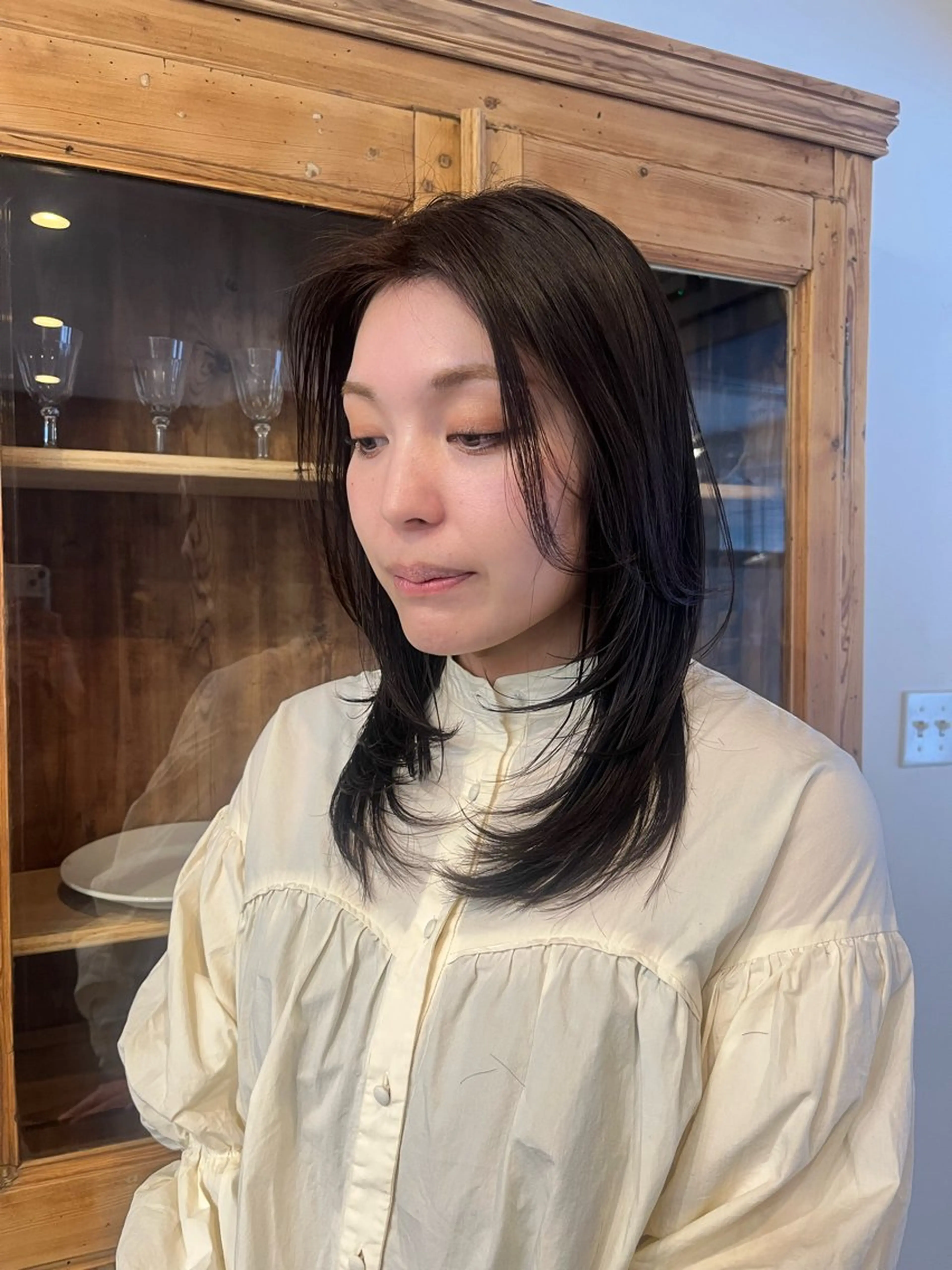 ミディアム レイヤーカット parc所属・ユエ/parc /モデル募集中🍀のヘアスタイル