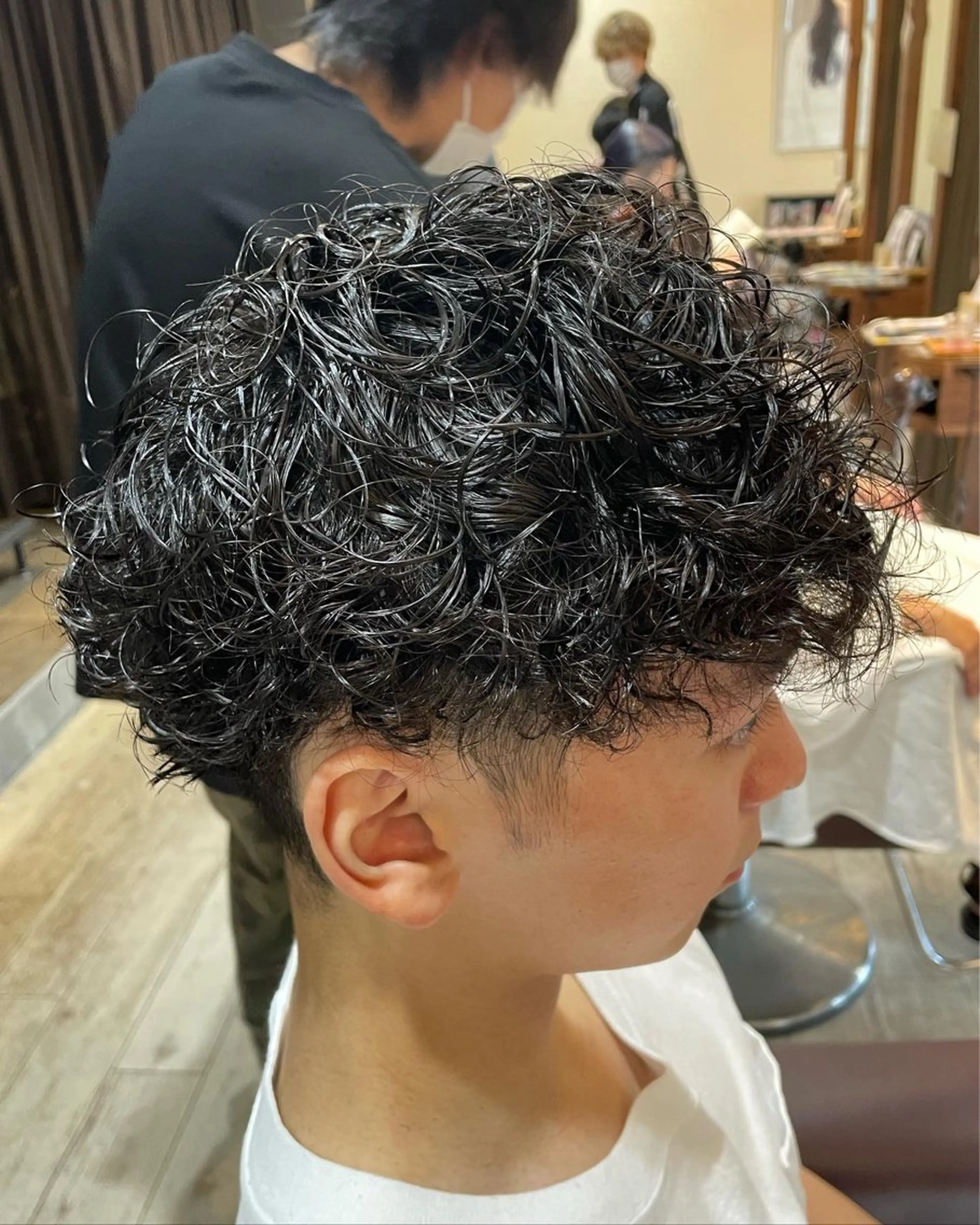 パーマ メンズ 仙台/メンズ/ フェザー/リョウのヘアスタイル