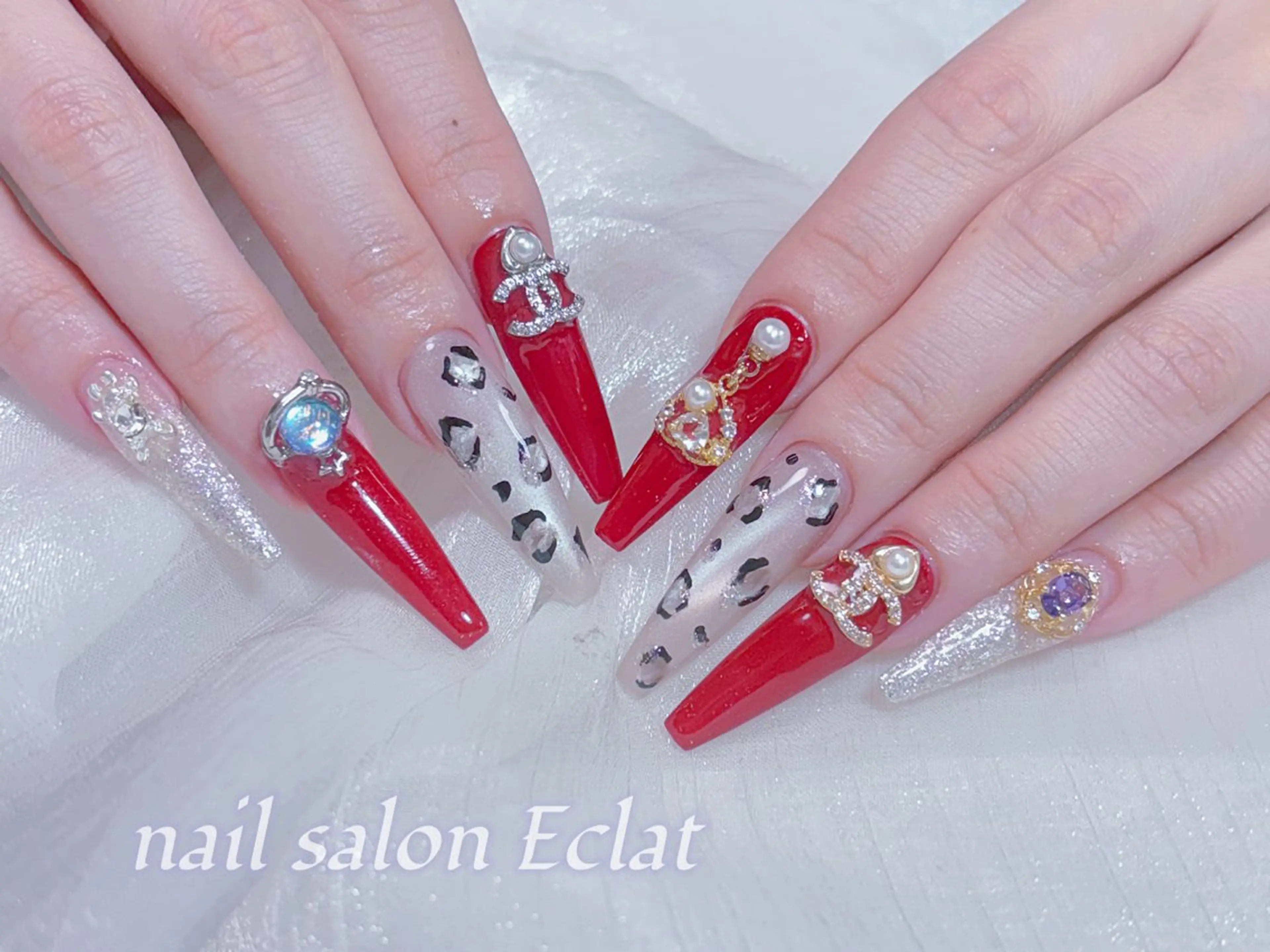 🌼🌼 【チップ長さ出し10本】 ☆ワンホンネイル持ち込みデザインコースの写真