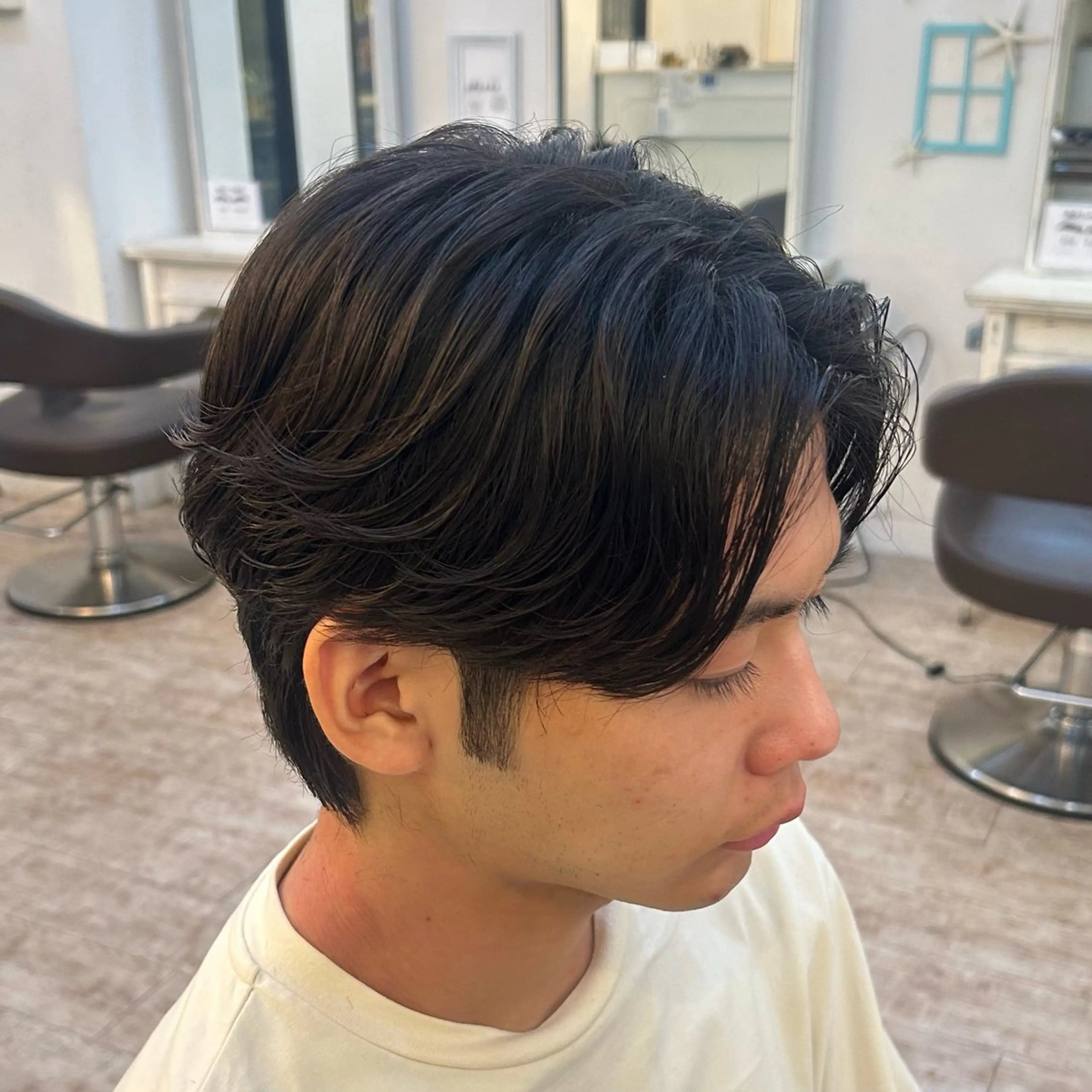 メンズ 透明感カラー🧸艶髪 🫧manamiのヘアスタイル