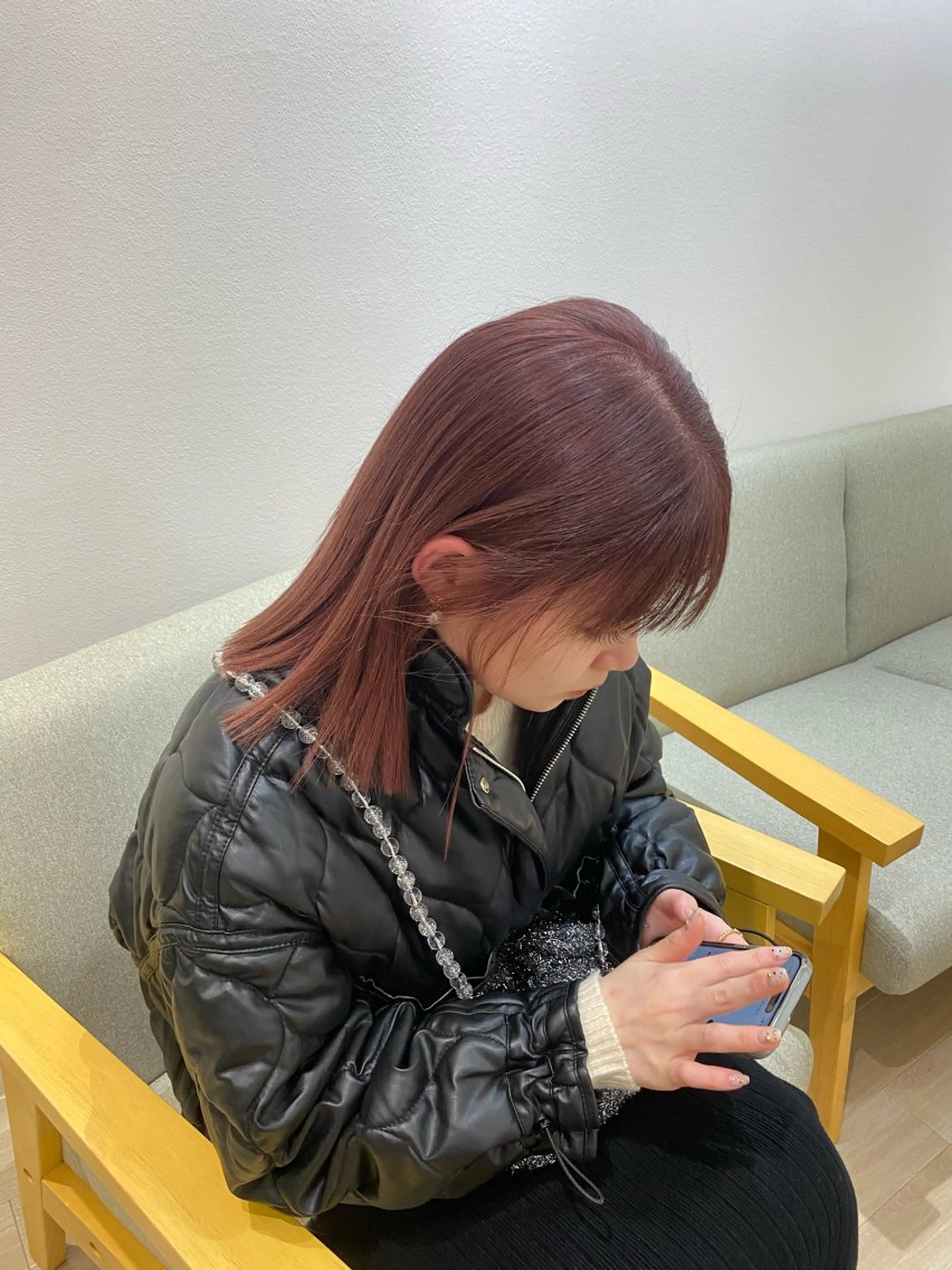 セミロング scena(シーナ)所属・『大西 陸』 透明感color🔆のヘアスタイル