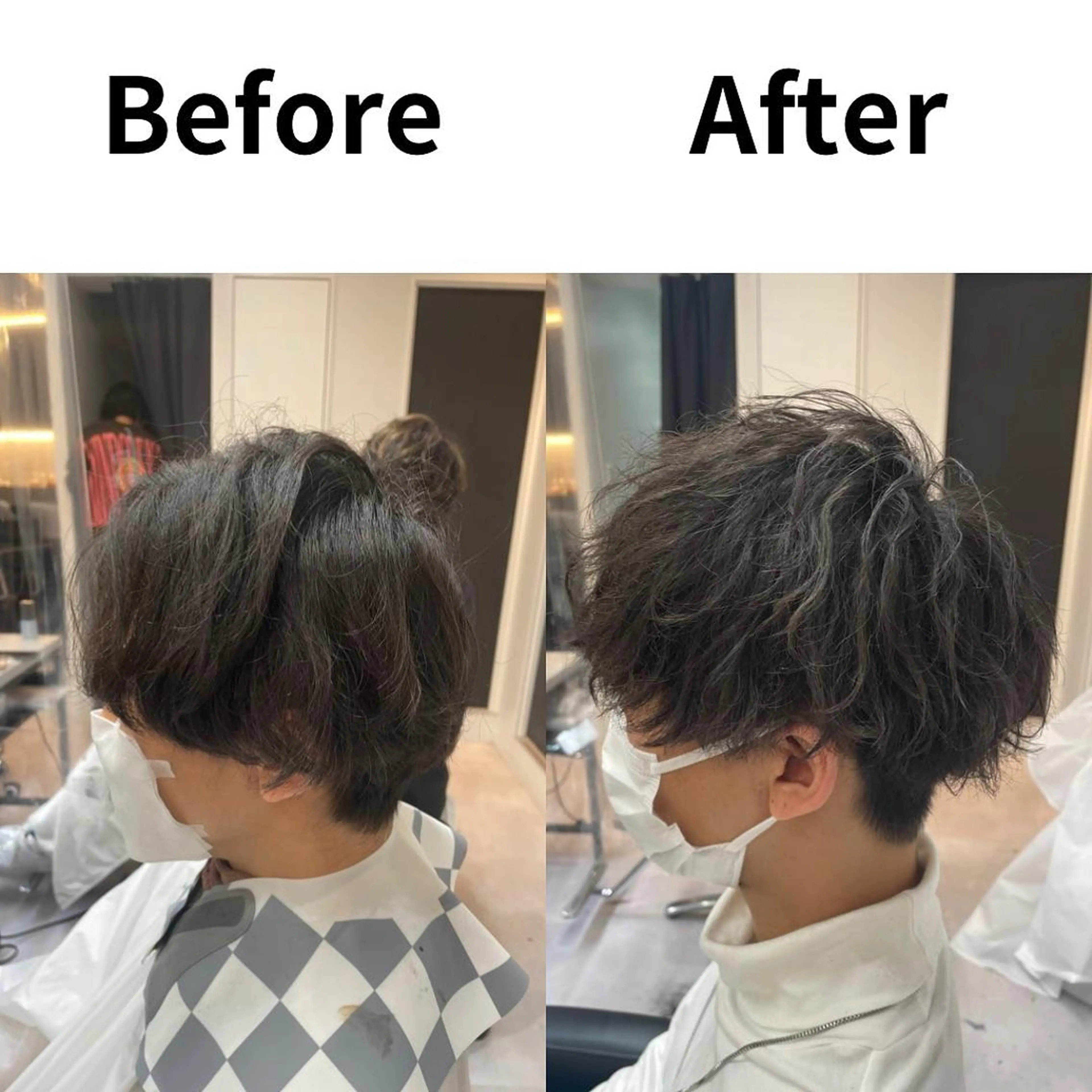 ショート 髪質改善× ハイライト溝江のヘアスタイル