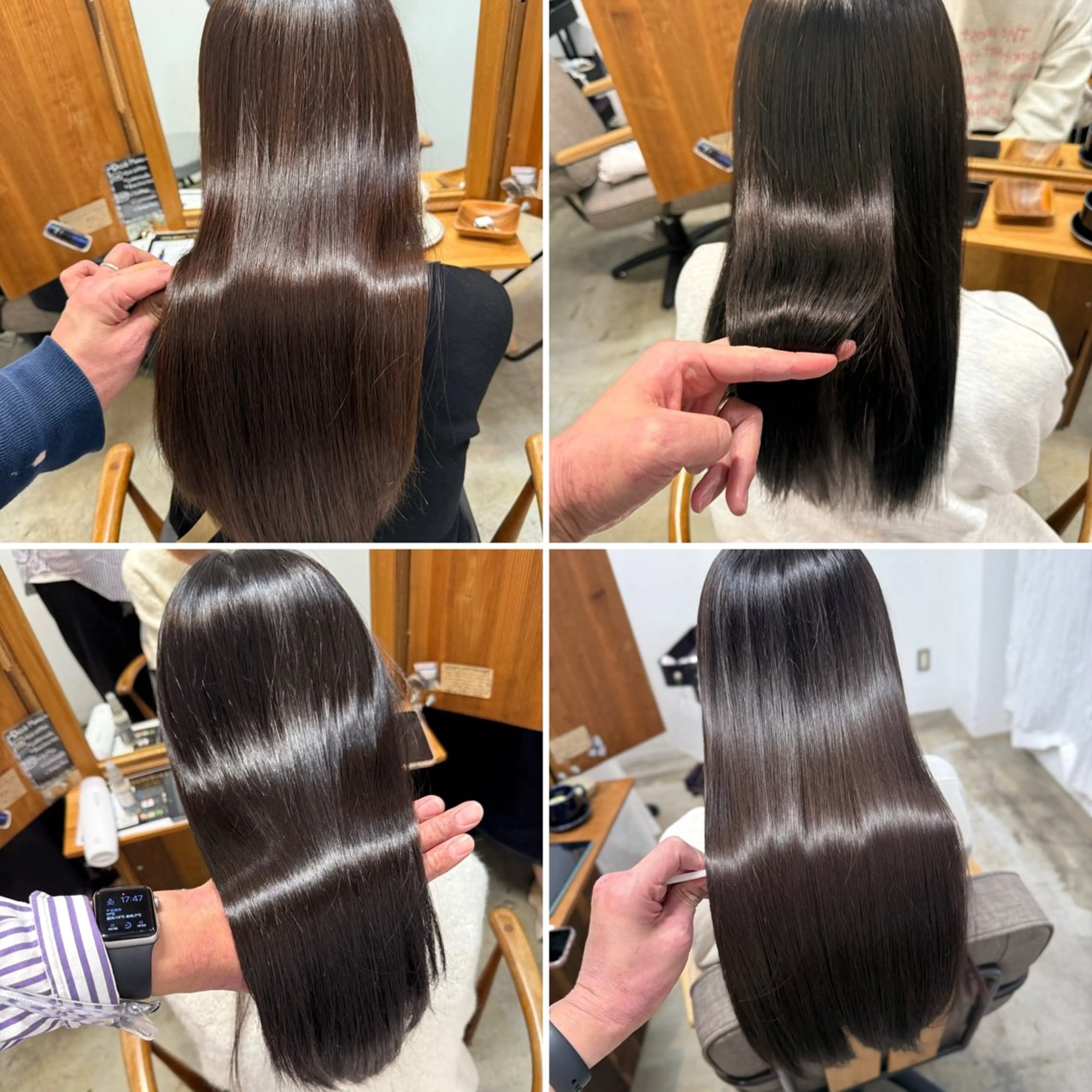 ❣️圧倒的な艶と潤い❣️【カット+髪質改善トリートメント】酸熱　韓国の写真