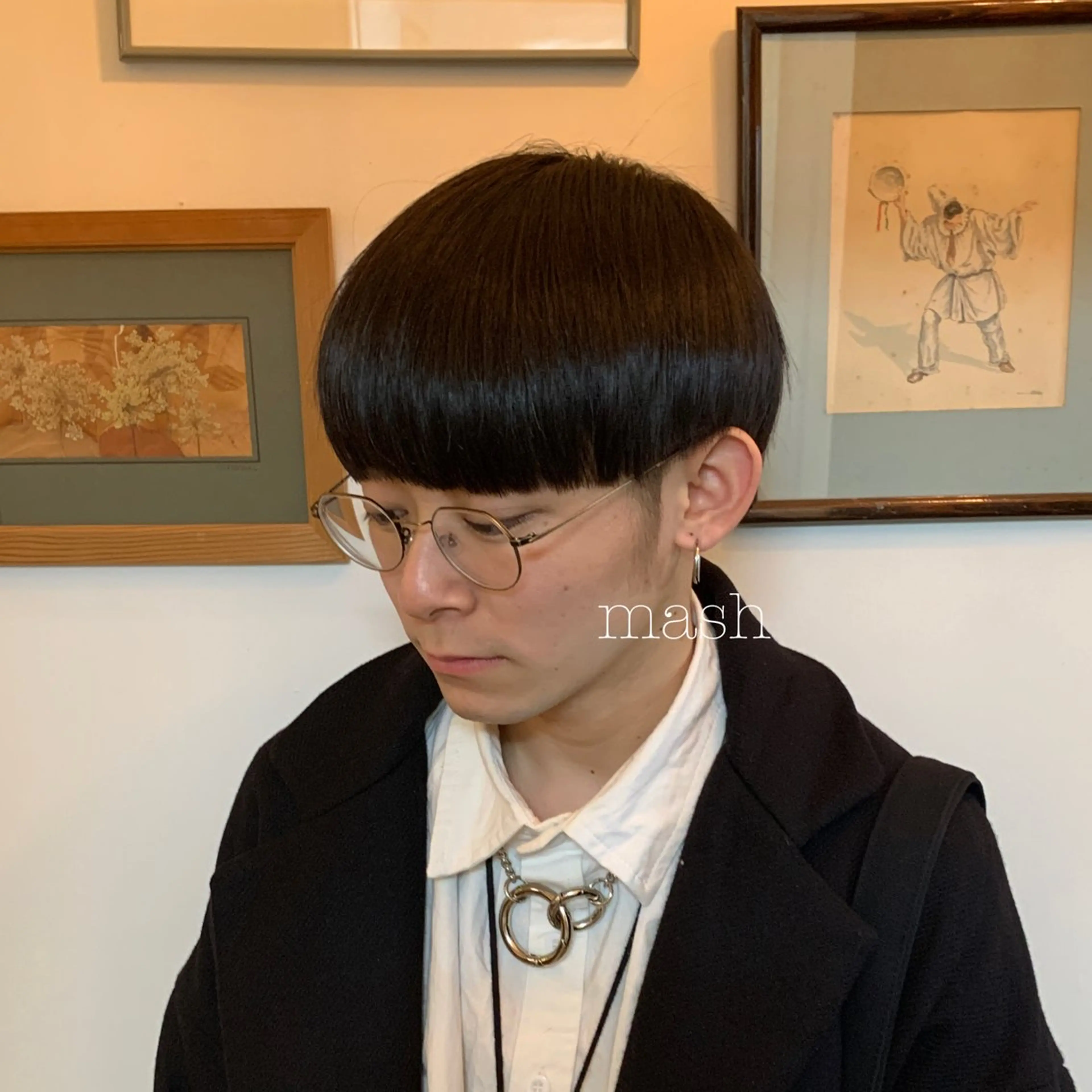 ショート メンズ マッシュ GO TODAY 原宿本店所属・似合わせカット得意 💛RENA💛のヘアスタイル
