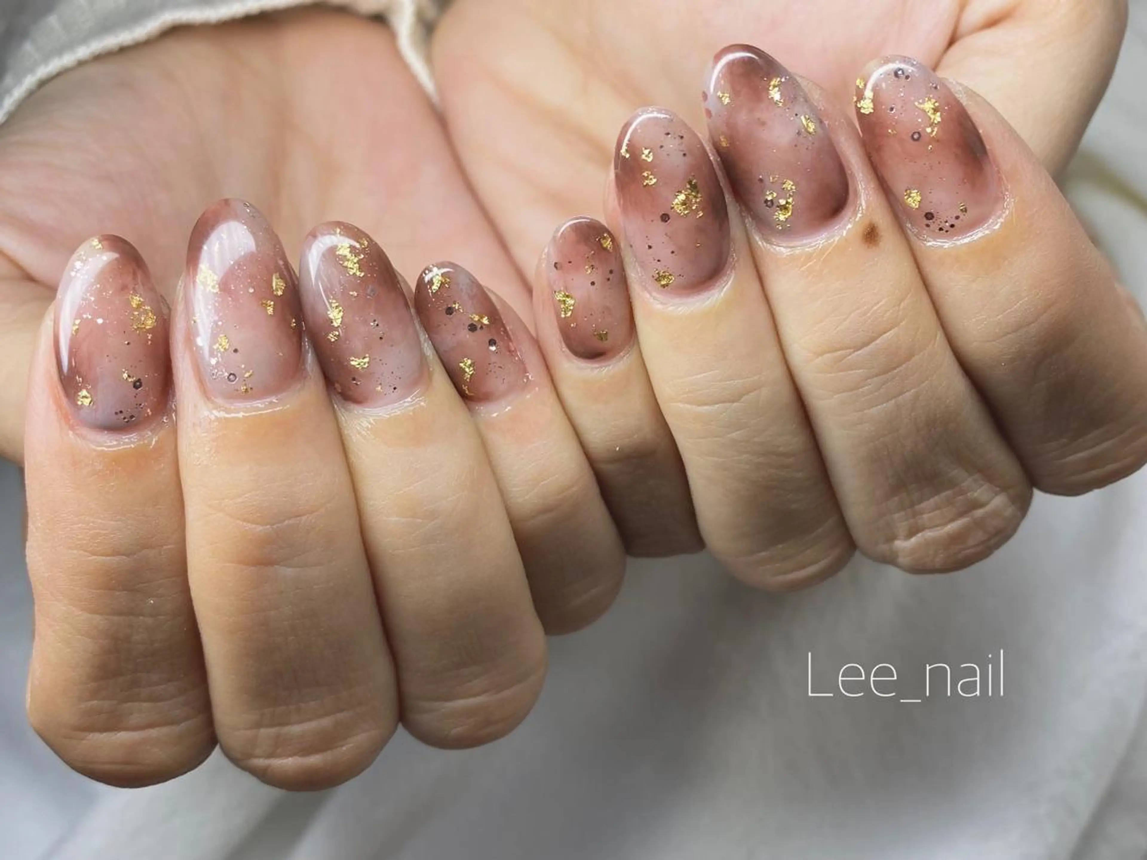 ネイル ニュアンスネイル Lee_ nailのネイルデザイン