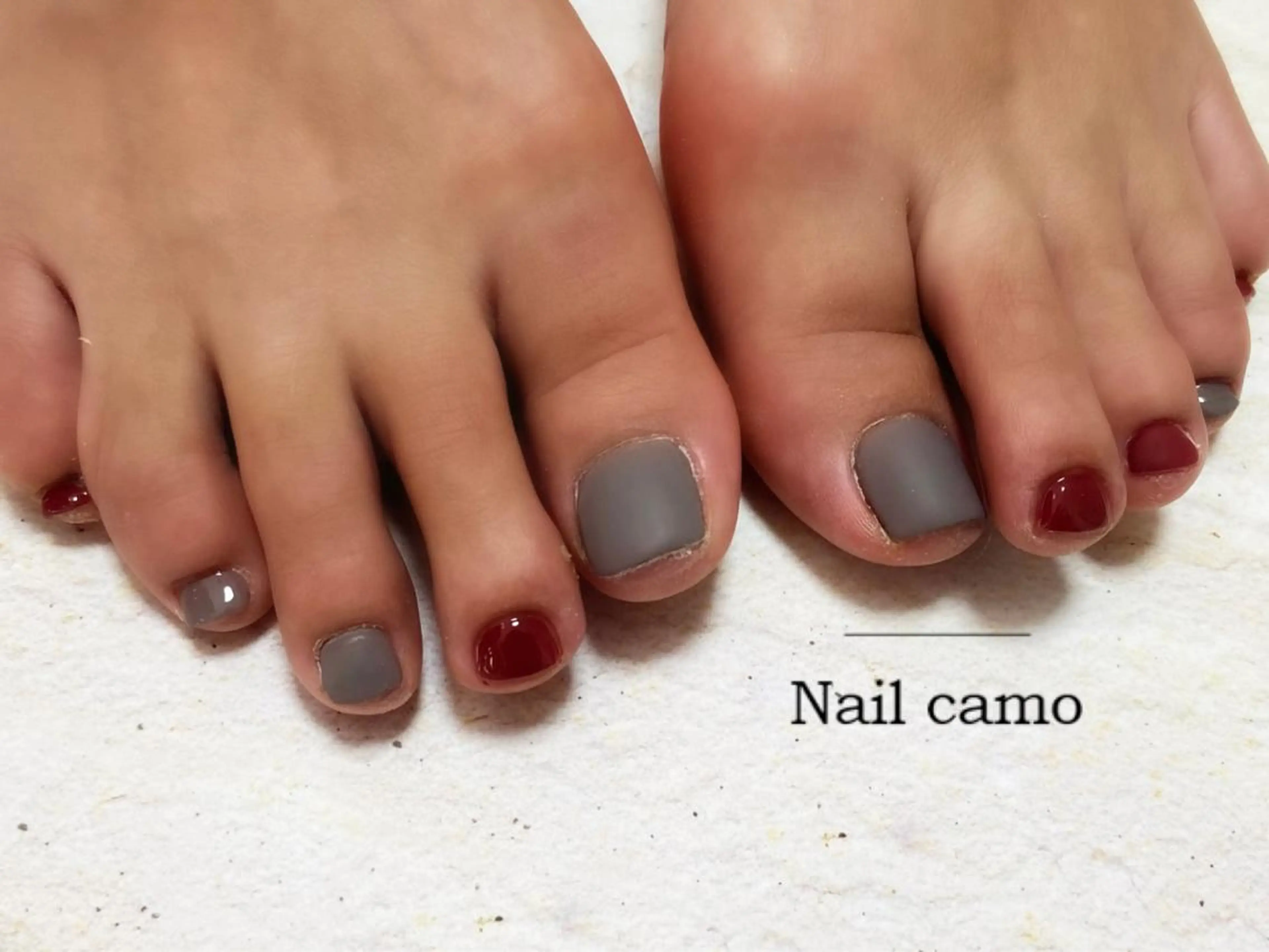 ネイル ワンカラーネイル フットネイル Nail camo所属・🌟Nail camo🌟のネイルデザイン