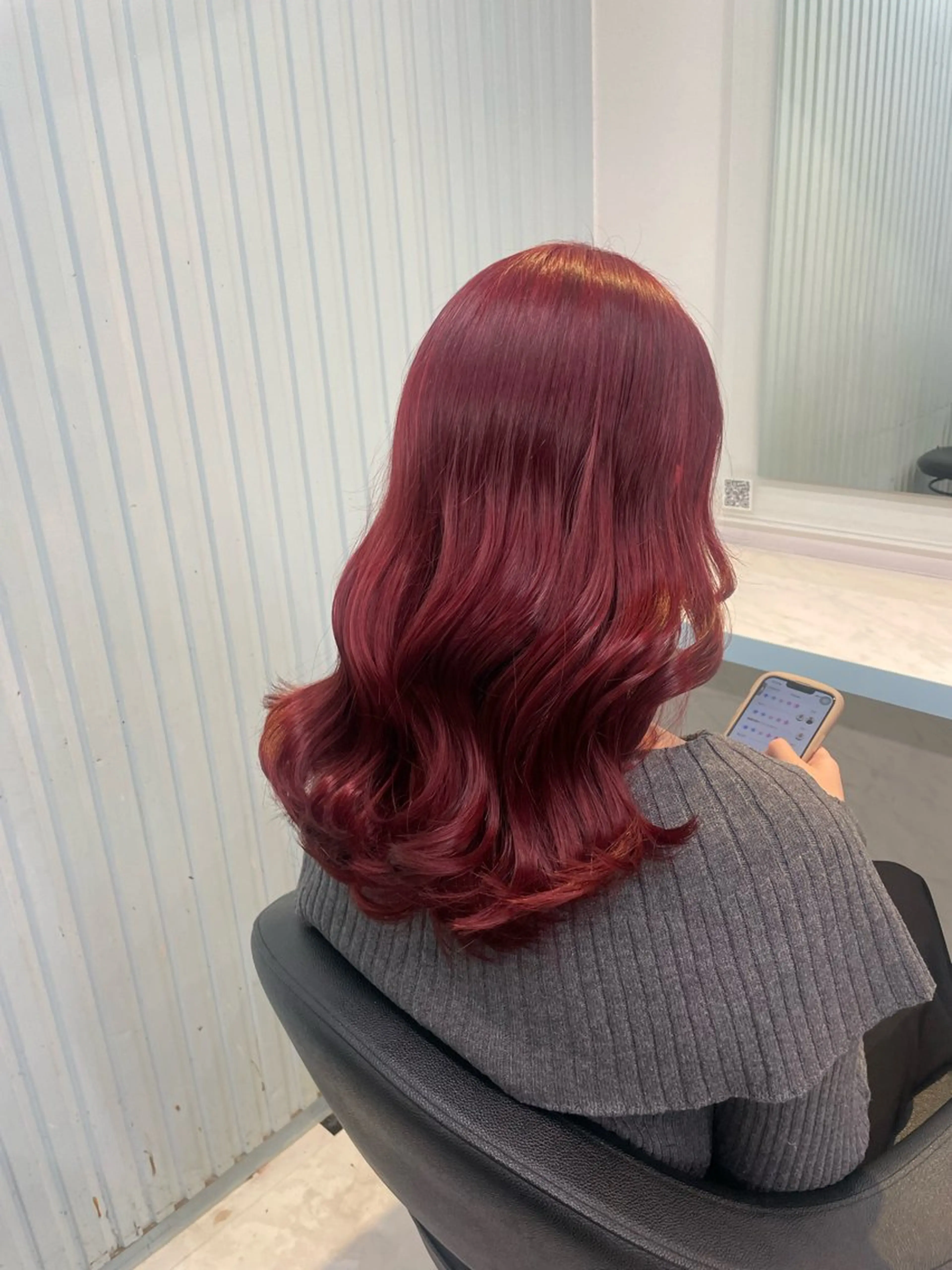 セミロング カラー 透明感トレンドヘア 🎀なるみ🎀のヘアスタイル