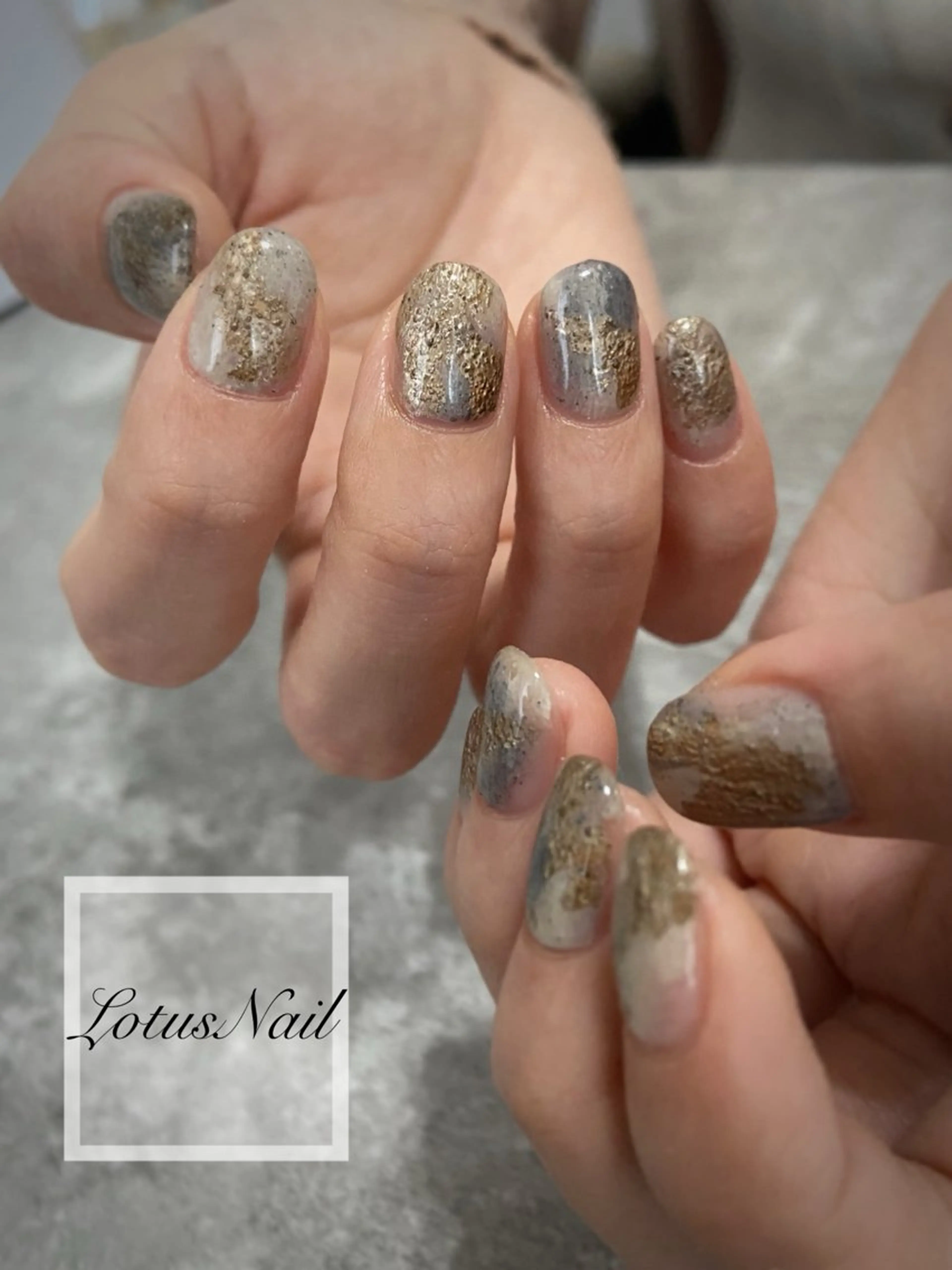 ネイル ニュアンスネイル Lotus Nailのネイルデザイン