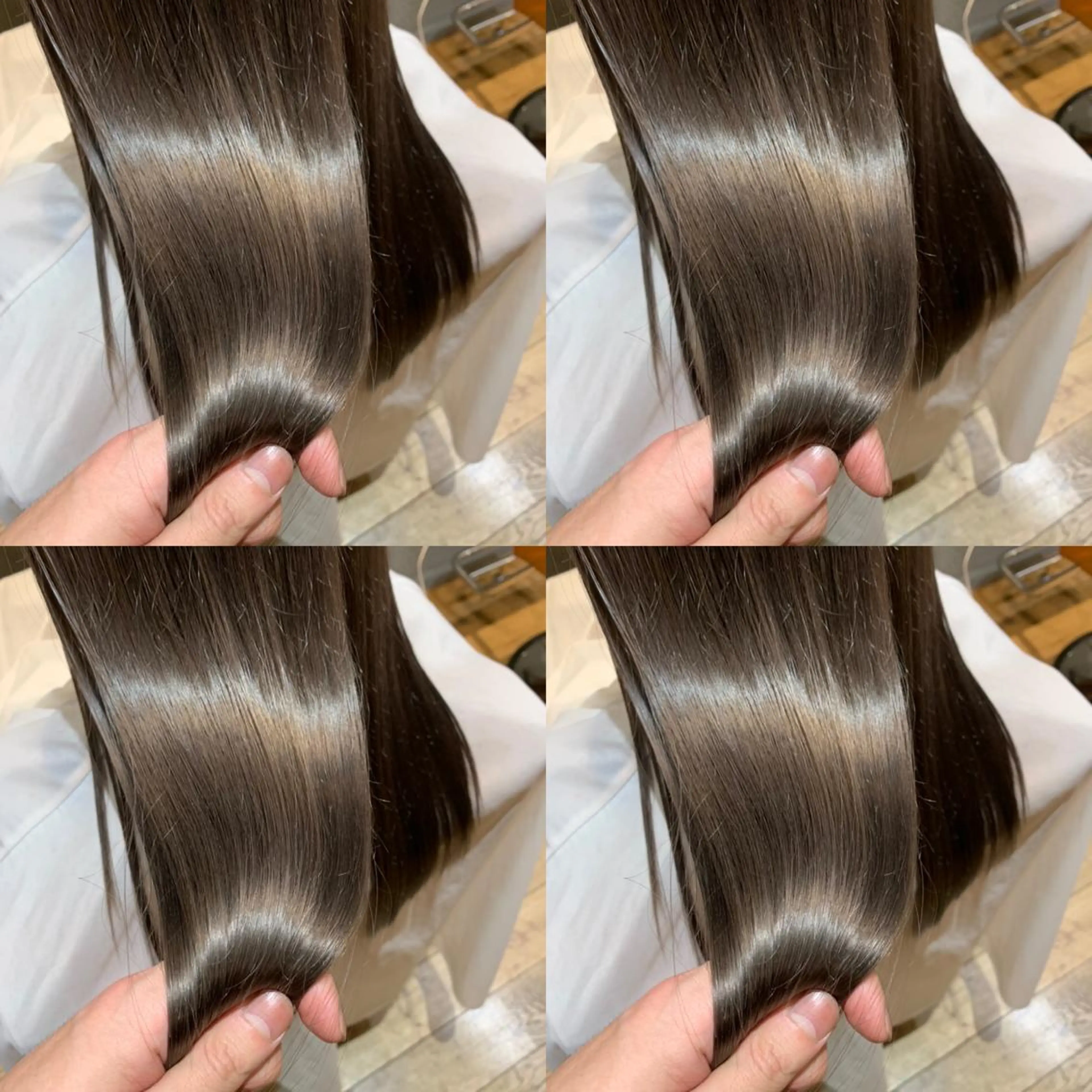 ミディアム カット ヘアカラー トリートメント ✨髪質改善✖︎韓国 レイヤー✨ナカムラのヘアスタイル