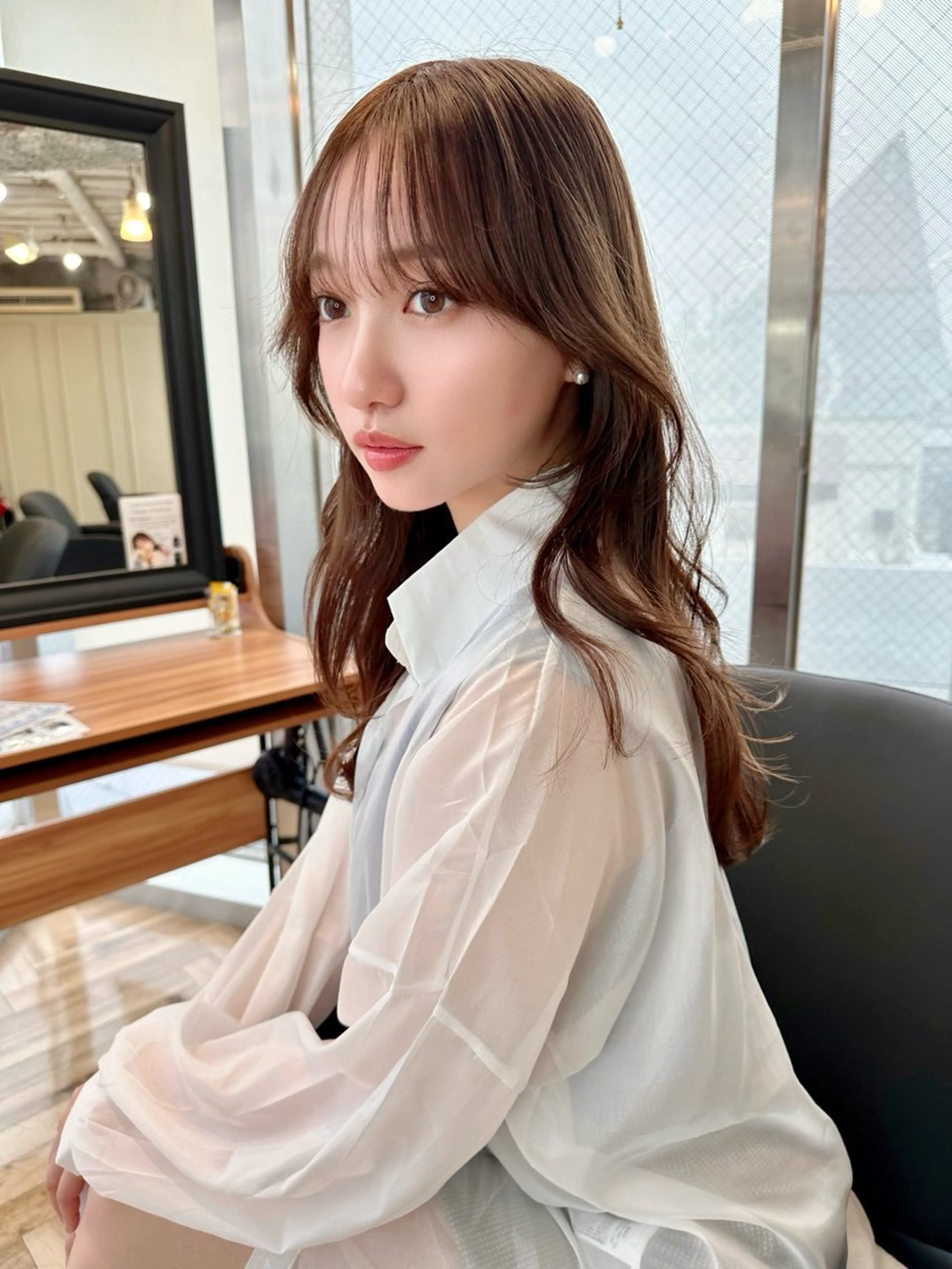 ブリーチなしダブルカラー＋カット＋トリートメントの写真