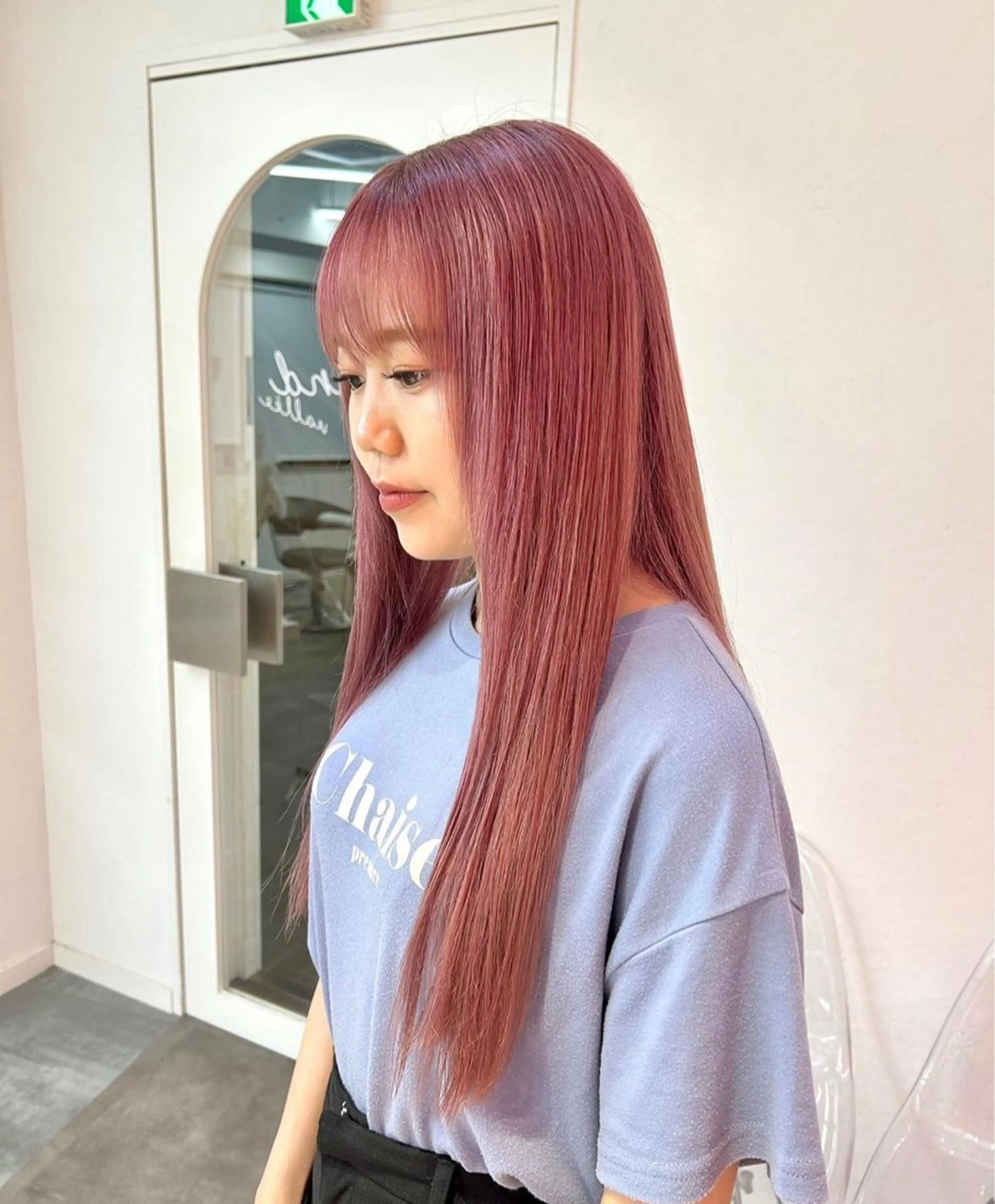 カラー 莉乃/縮毛矯正/髪質 改善/艶カラーのヘアスタイル