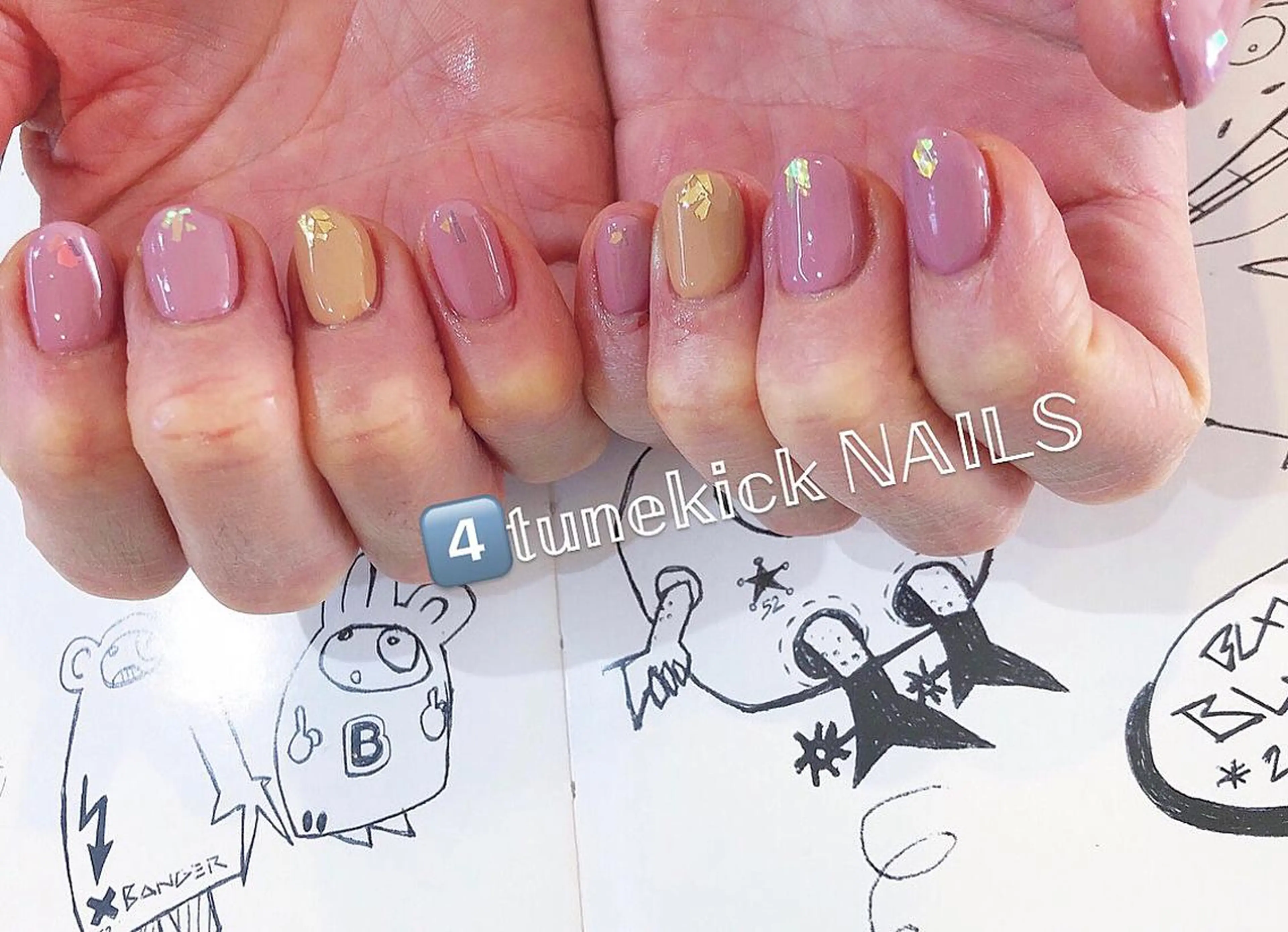 ネイル 4tunekick NAILS(フォーチュンキックネイルズ)所属・光森 淳子のネイルデザイン