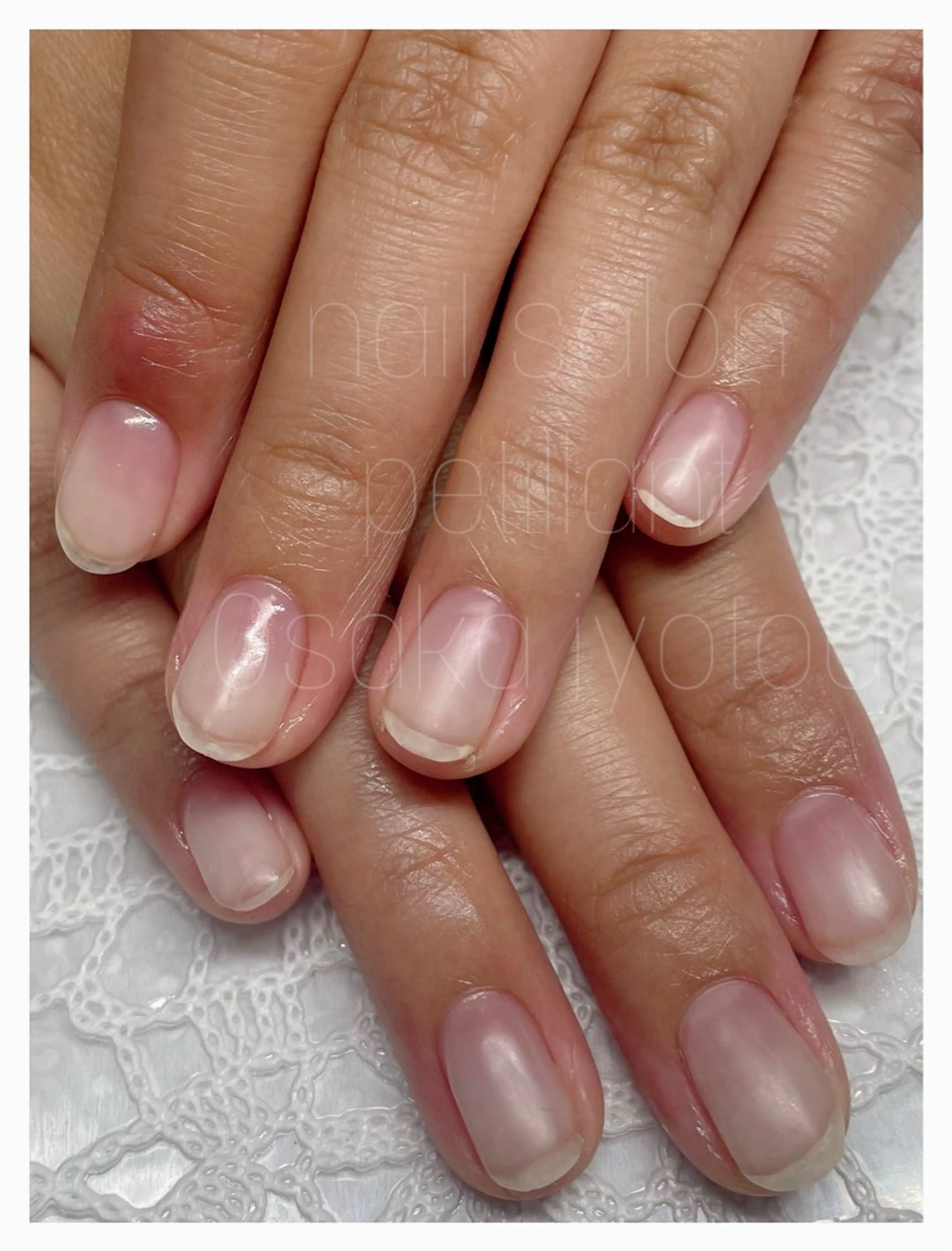 ネイル クリアネイル ジェルネイル ハンドネイル ハンドケア petillant所属・nail salon petillantのネイルデザイン