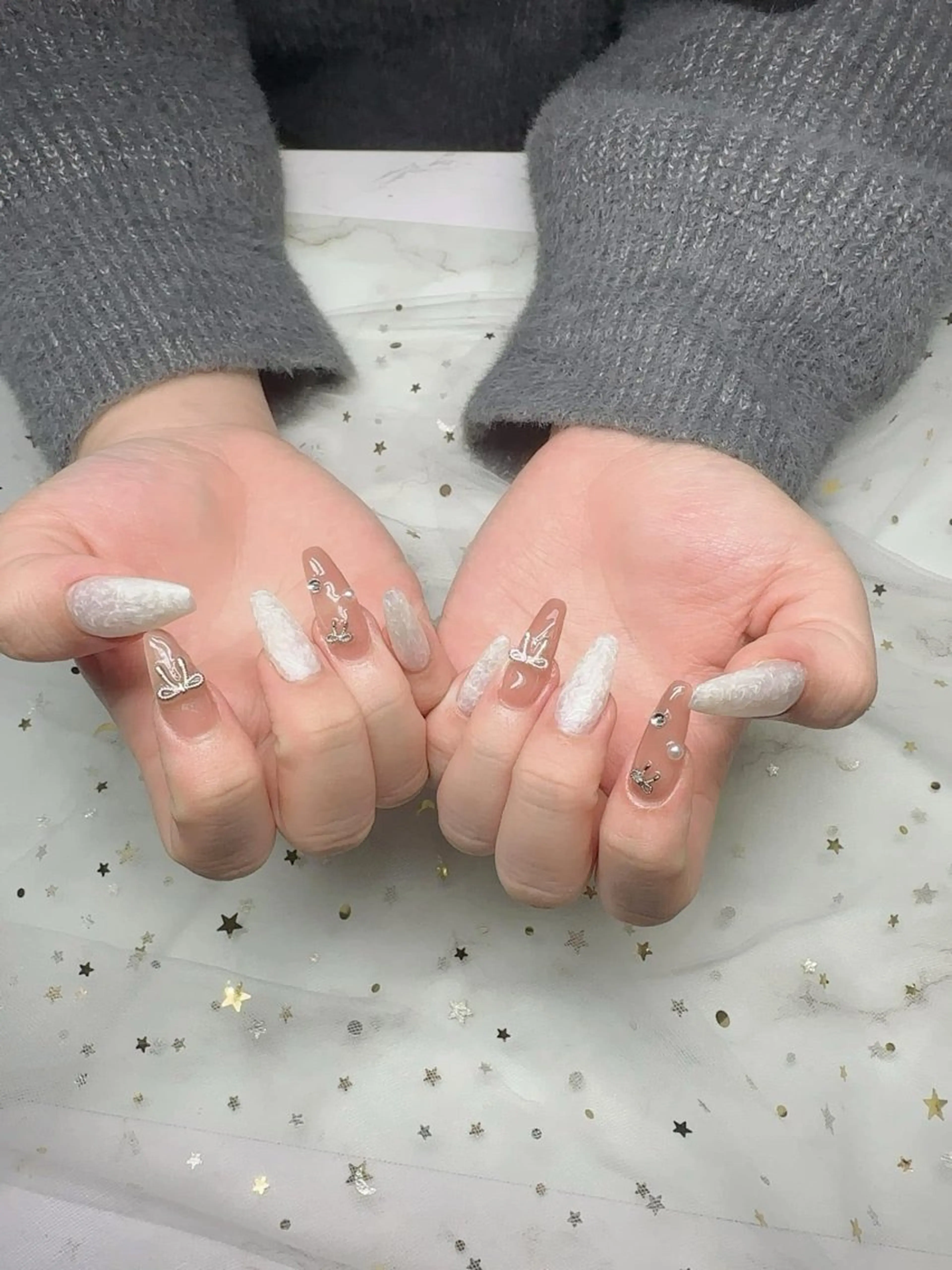 ハンドネイル定額アート2本まで／オフ込み／90分以内OKの写真