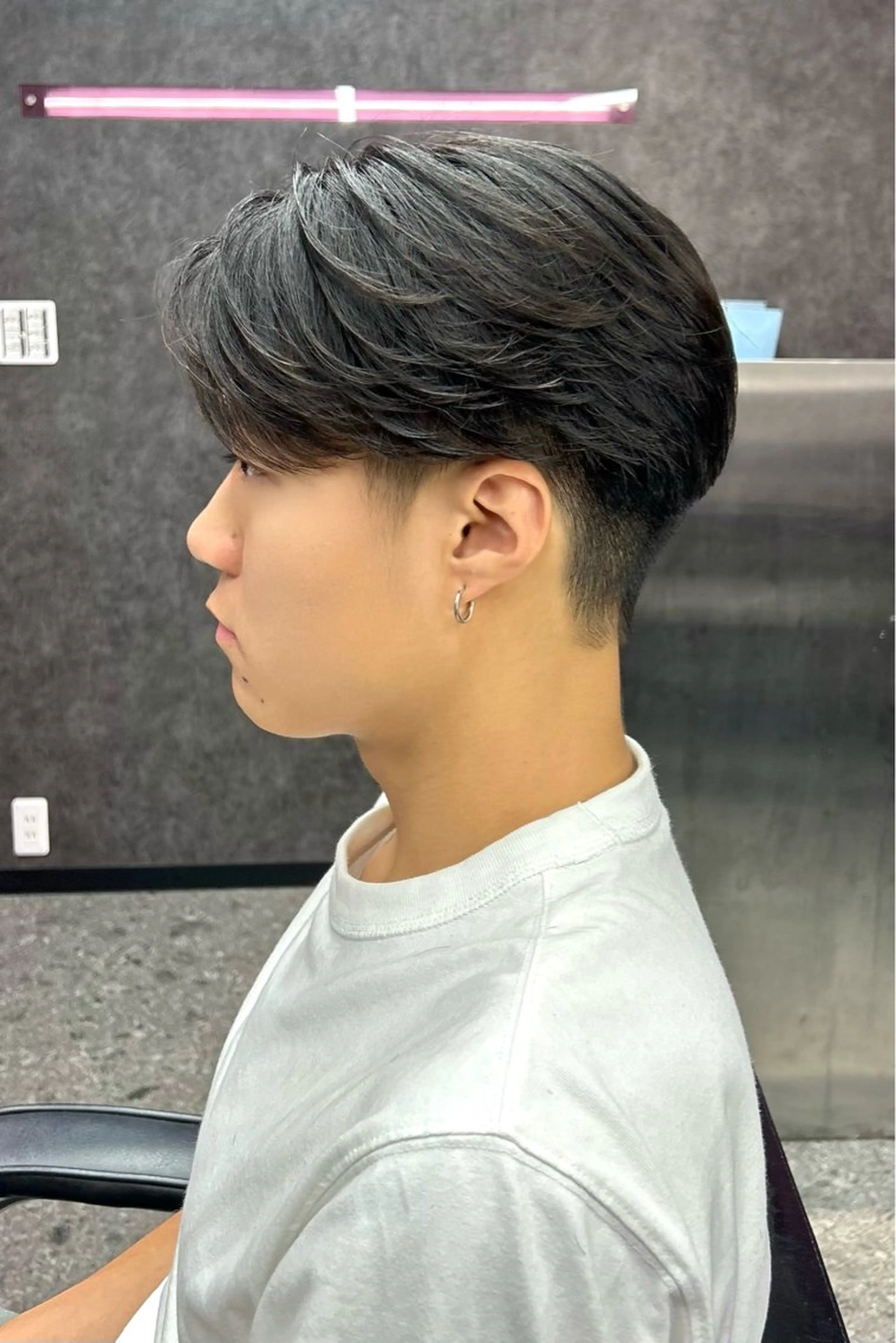 ショート カラー メンズ カット 縮毛矯正 メンズスタイリスト 前田雄輝のヘアスタイル