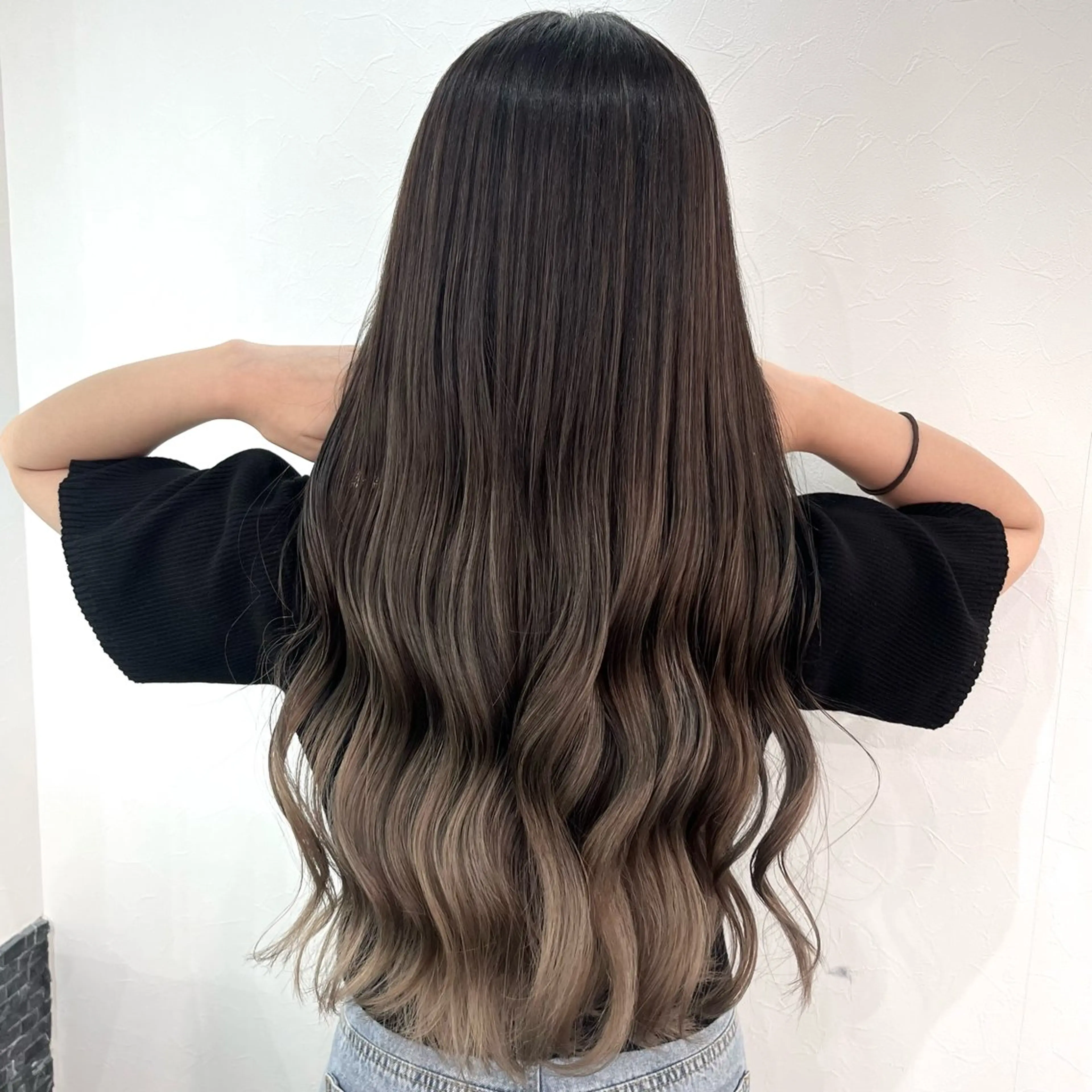 ロング カット ヘアカラー 縮毛矯正 トリートメント 韓国風/髪質改善/ Kiyoraのヘアスタイル