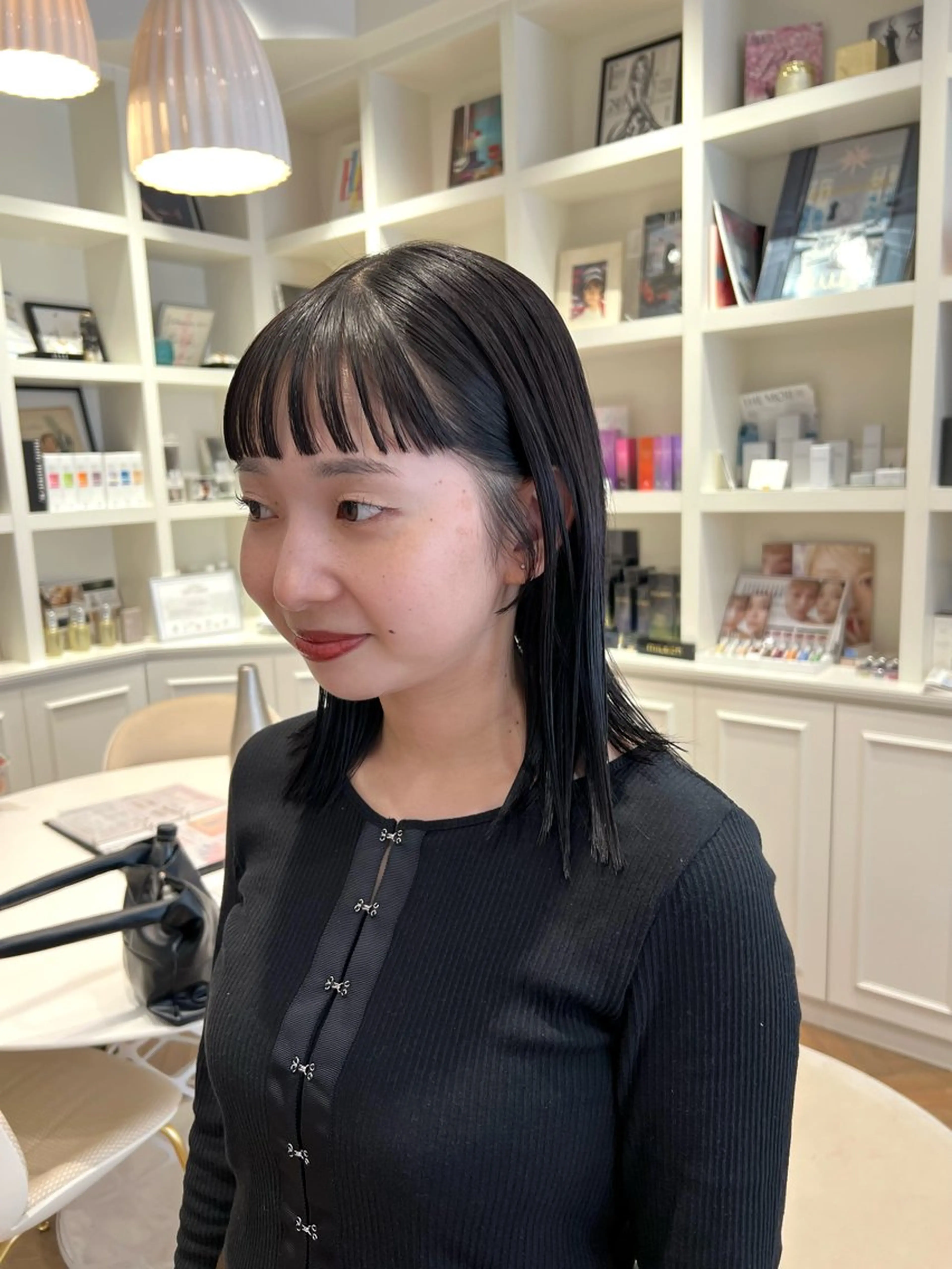 ミディアム カラー オリーブグレー カット ヘアカラー トリートメント 似合わせ/レイヤー 💟SAEのヘアスタイル