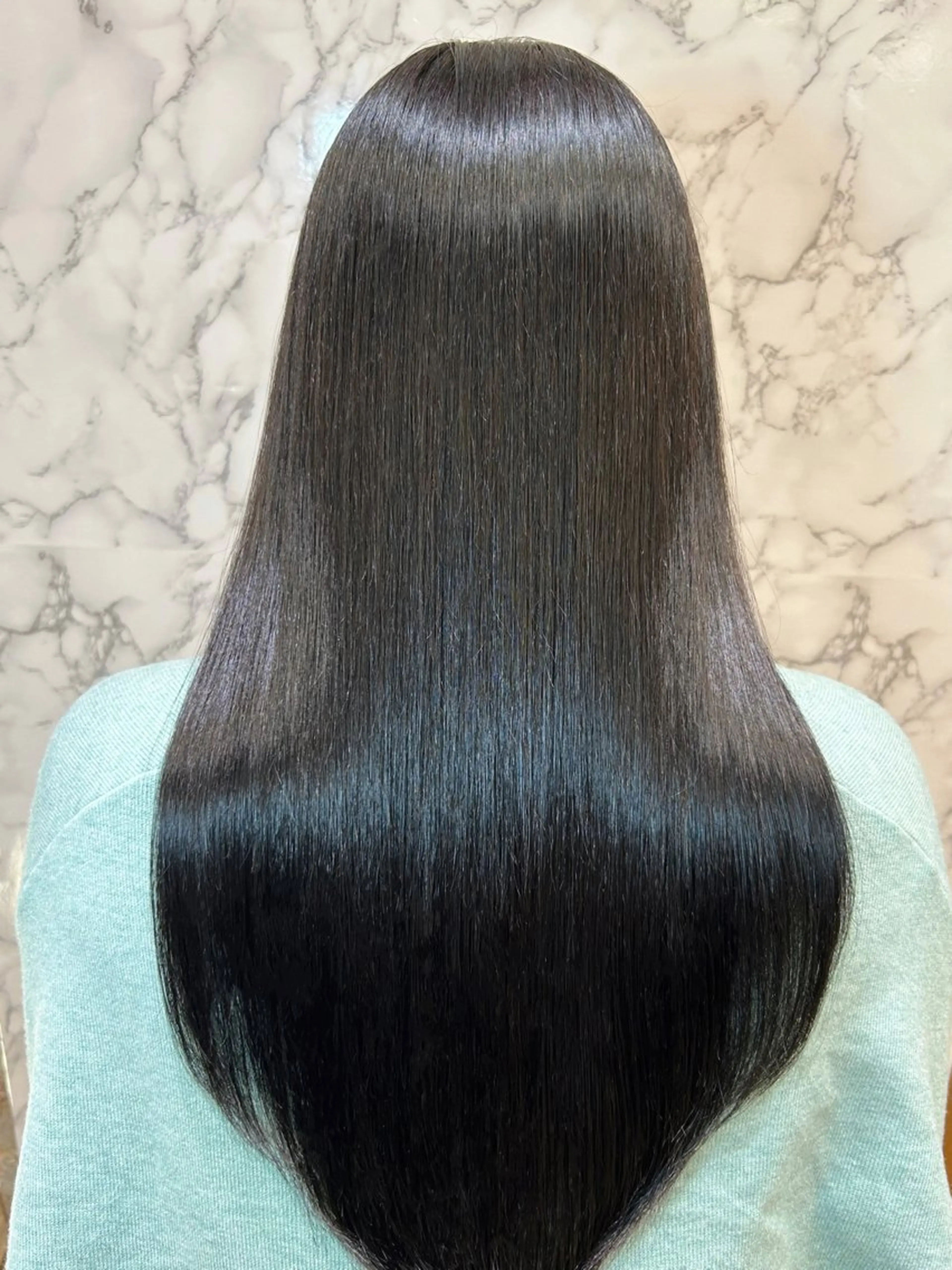 ロング カラー パーマ 新宿✨顔周りカット 韓国ヘア/坂本亜裟海のヘアスタイル