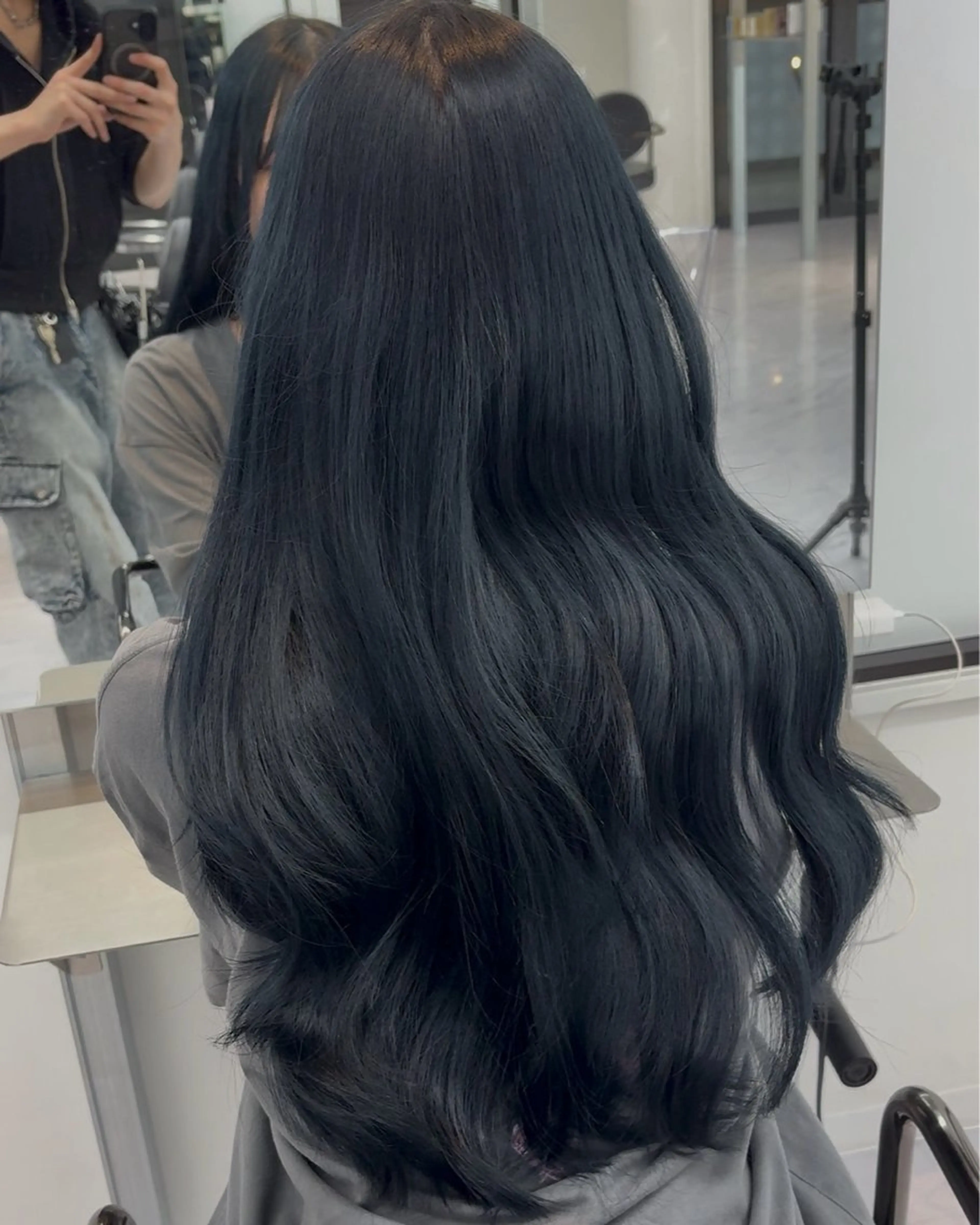 カラー ブリーチ ヘアカラー meby所属・🩵福岡ブリーチなし カラー/紫音🩵のヘアスタイル