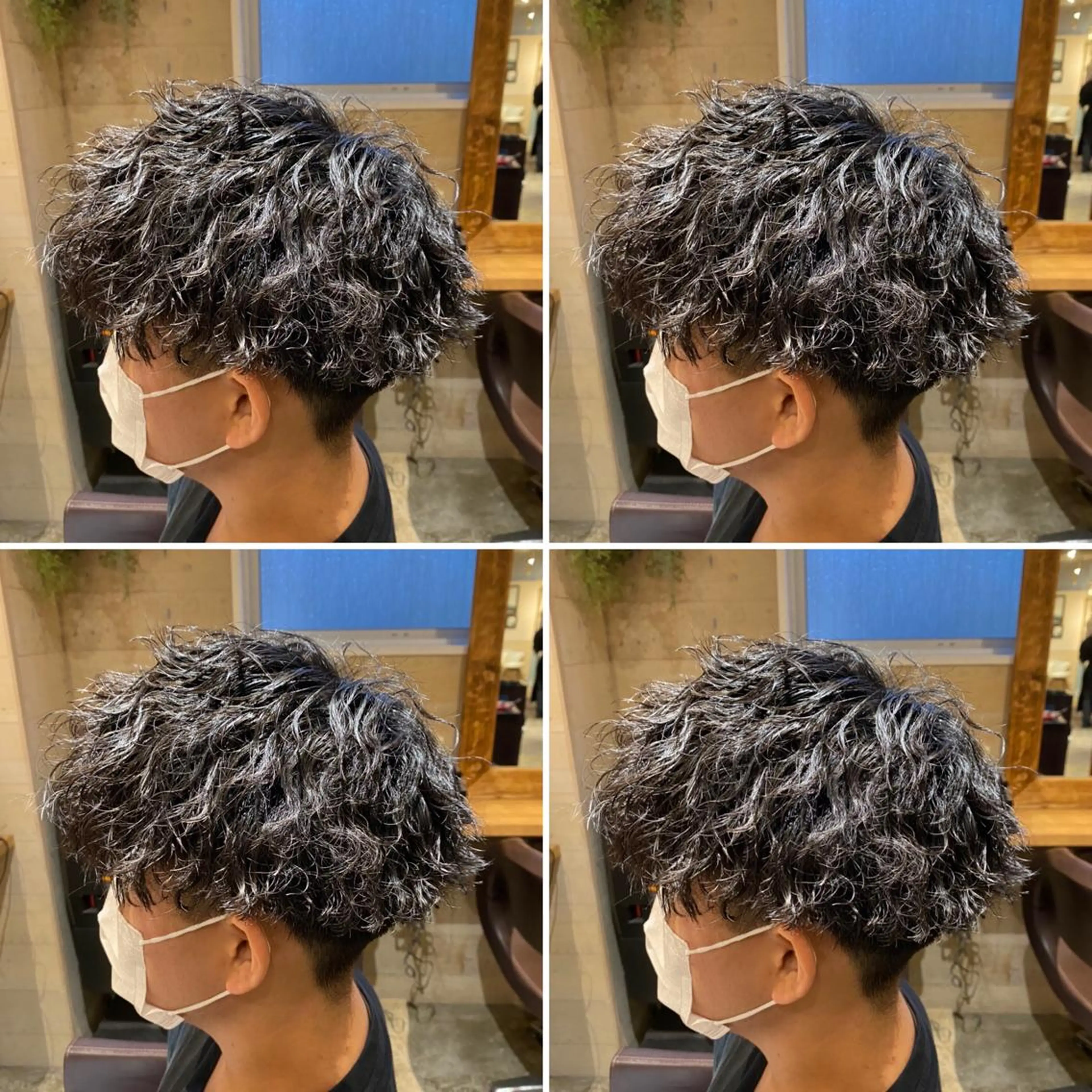 メンズ カット ヘアセット 👑メンズパーマの 天才店長望月👑のヘアスタイル