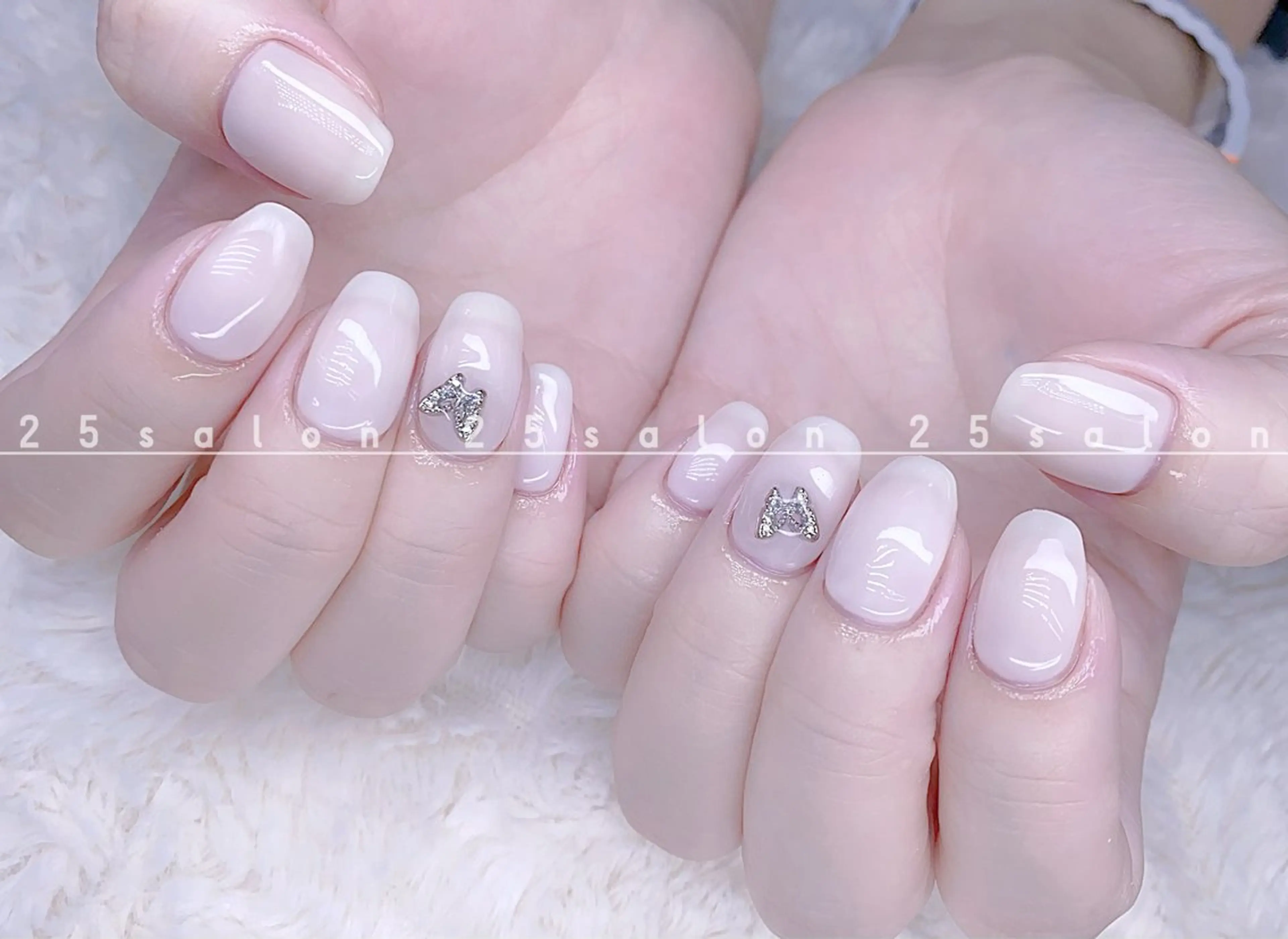 ネイル ジェルネイル 韓国ネイル ニュアンスネイル パラジェル ワンホンネイル 2 5のマツエク・マツパデザイン