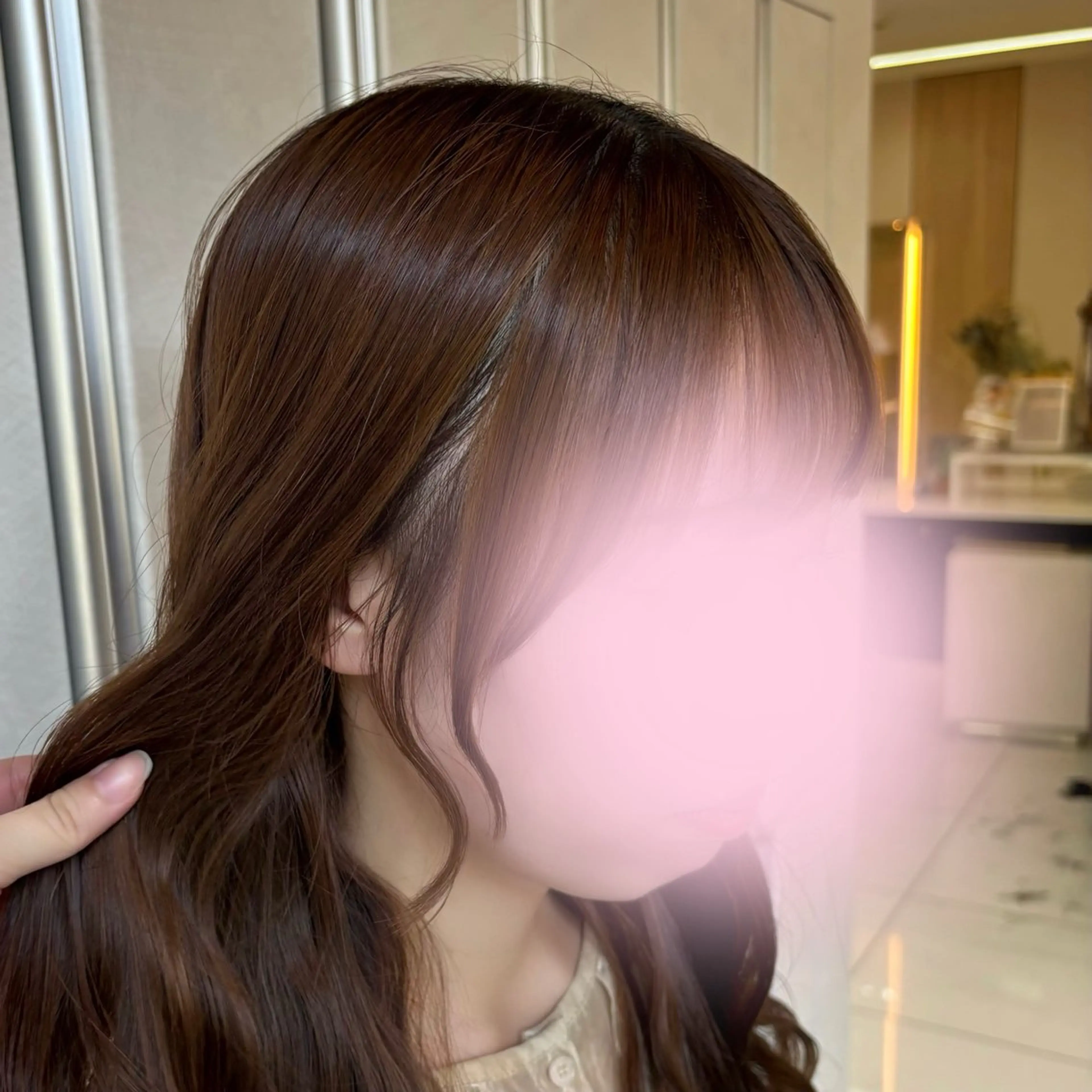 セミロング 顔周りカット カット Iris by artina 武蔵小杉店【イリス バイ アルティナ】所属・🎼レイヤー/顔周り カット/nene♬のヘアスタイル