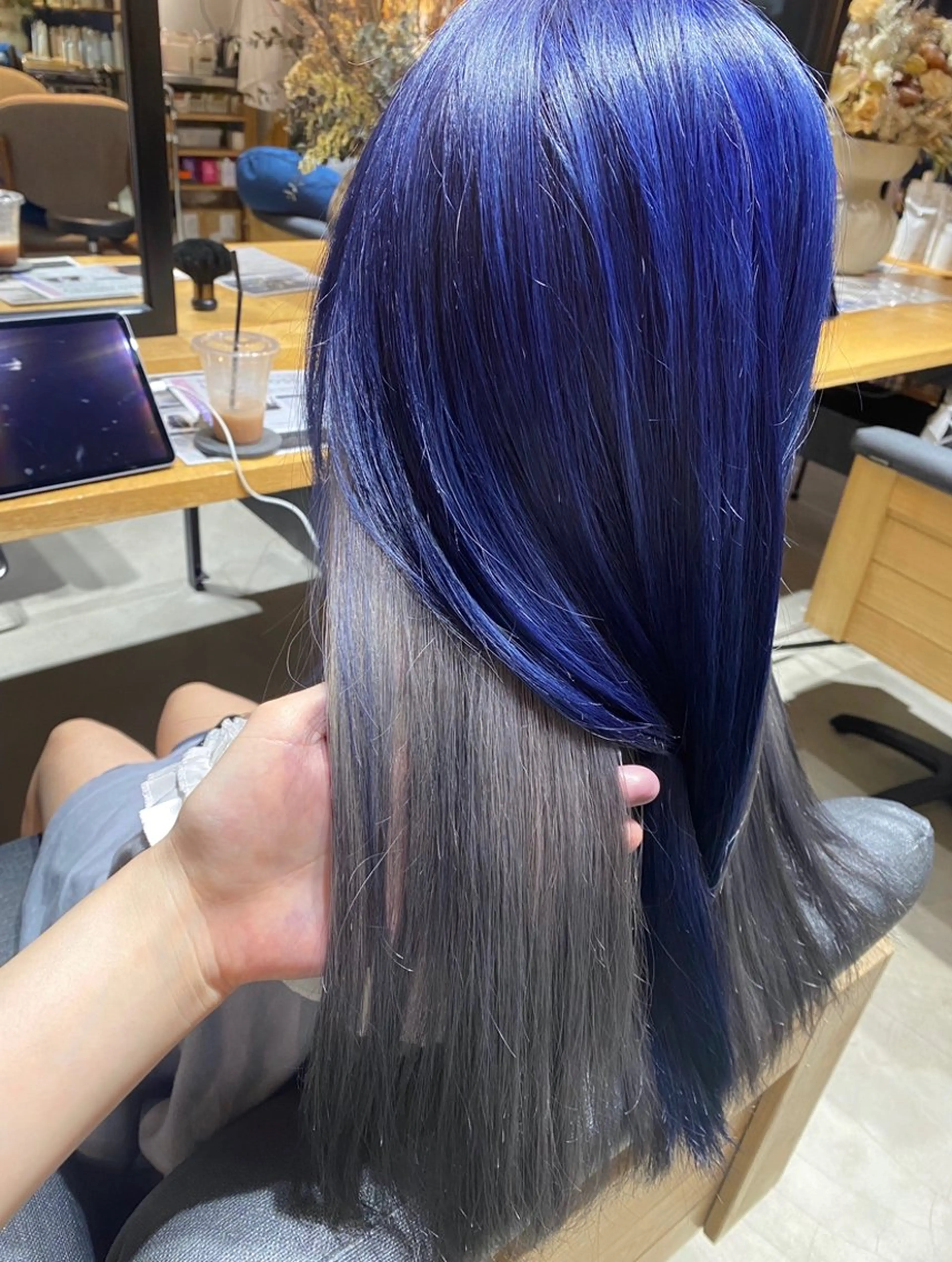 ロング カラー ヘアカラー 山本 琴葉 /ボブ /切りっぱなしボブのヘアスタイル