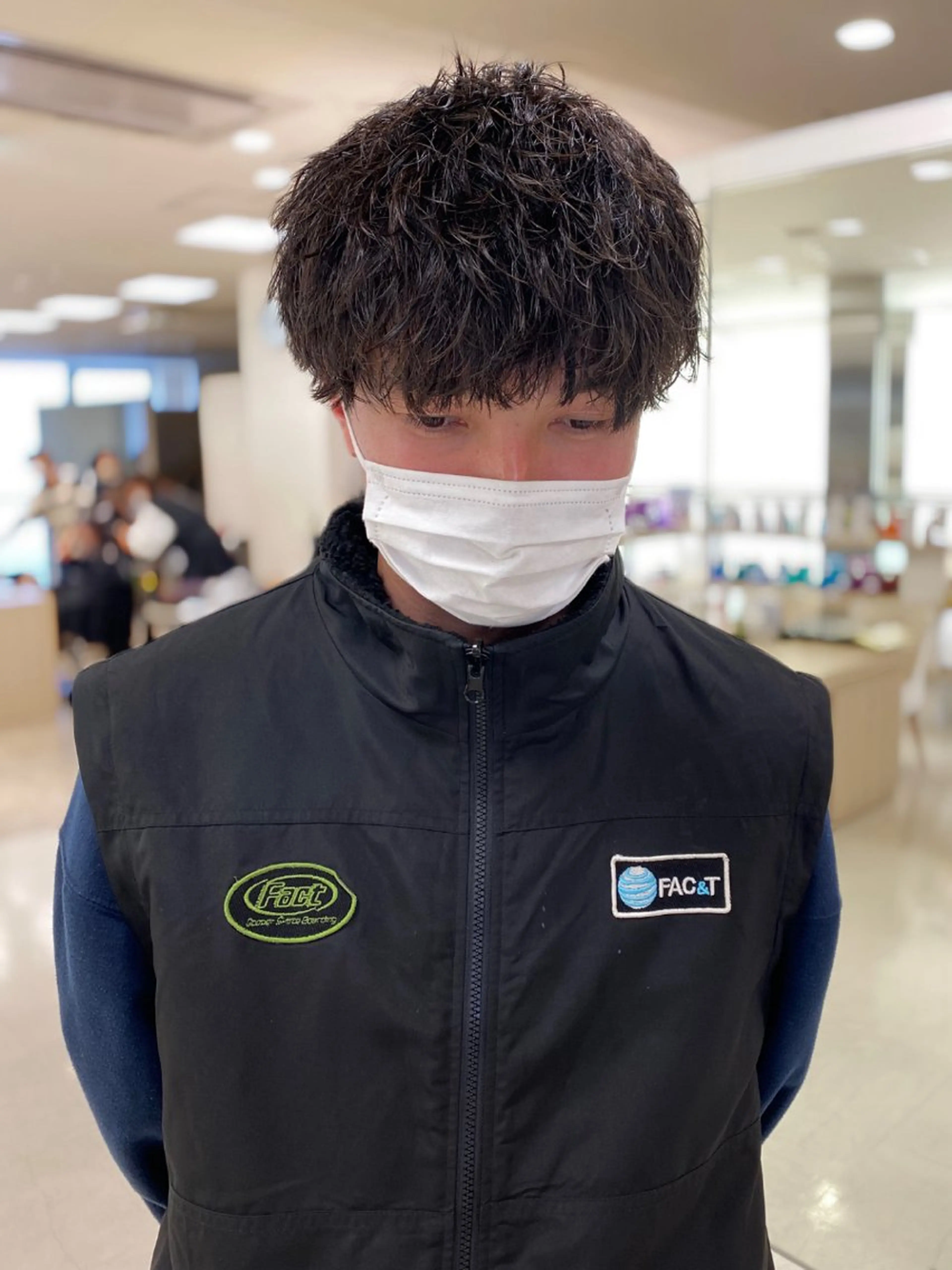 ミディアム パーマ ミディアムパーマ ニュアンスパーマ 銀座/ハイライト特化 🌿ブリーチ/片山のヘアスタイル