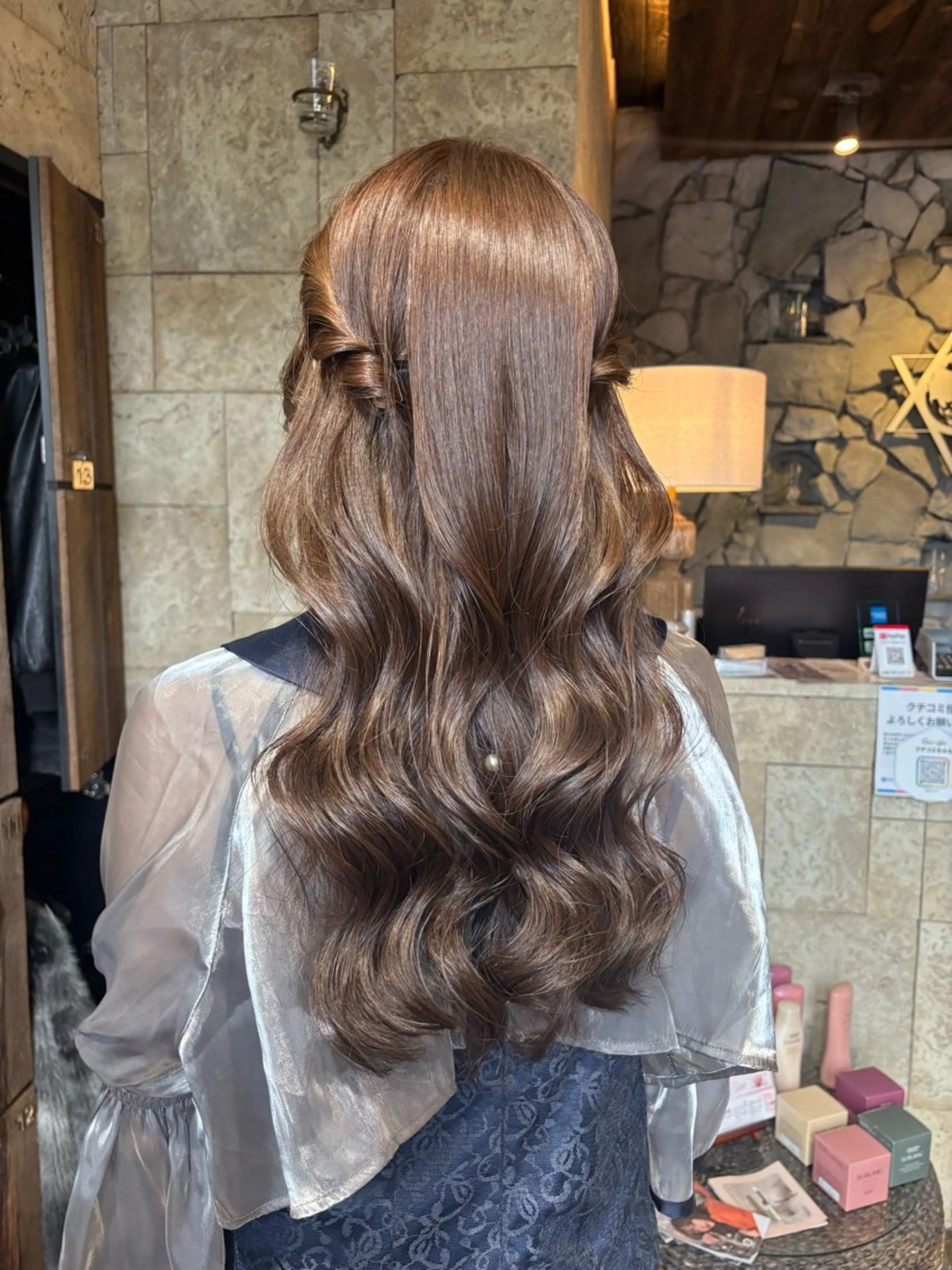 ロング カラー ヘアアレンジ ヘアセット 名駅/垢抜けカラー/ 髪質改善/リナ♡のヘアスタイル