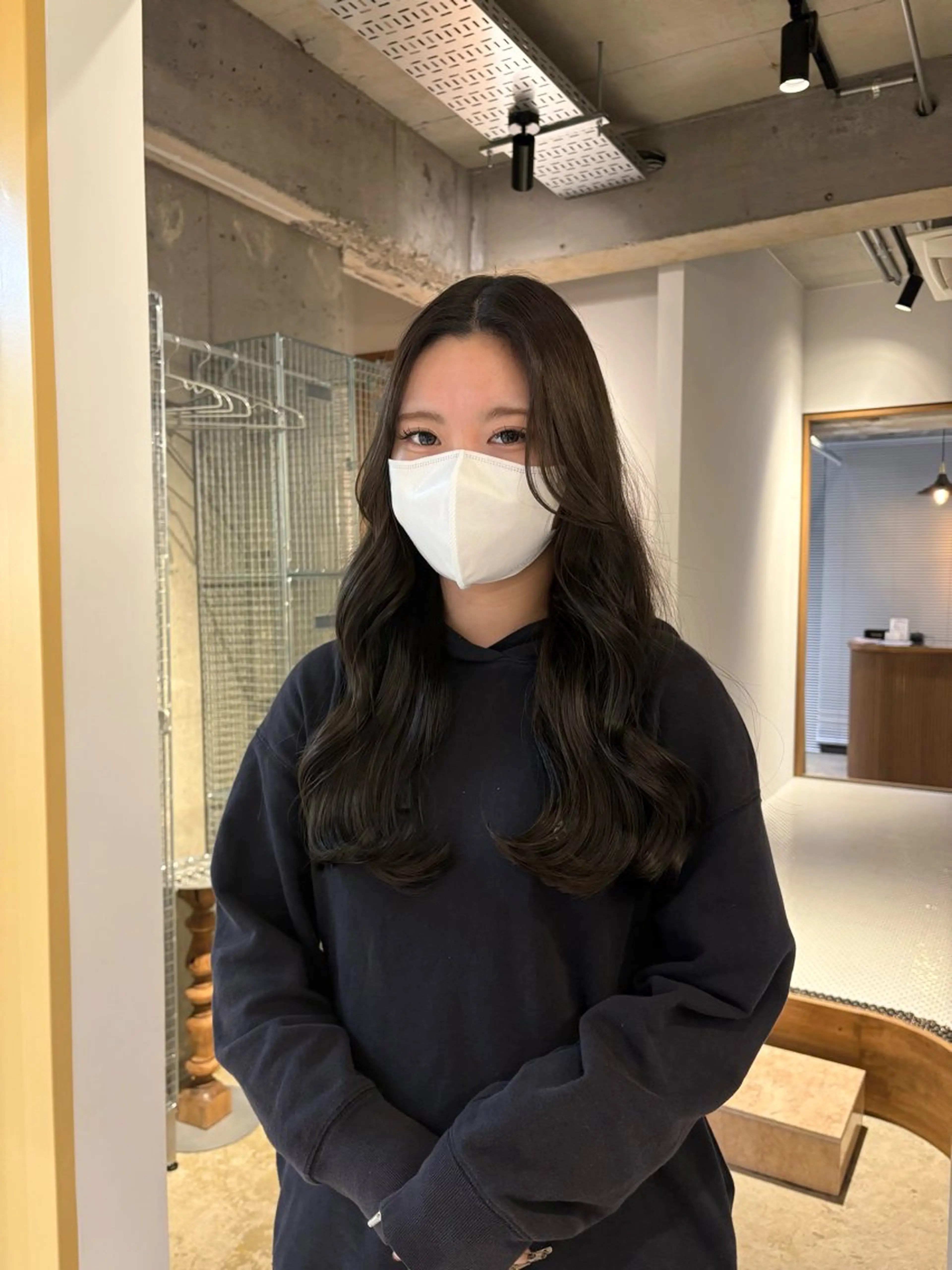 ロング カラー ブラウンカラー オリーブブラウン ヘアカラー 名駅/カラーモデル/ masaki⠀のヘアスタイル