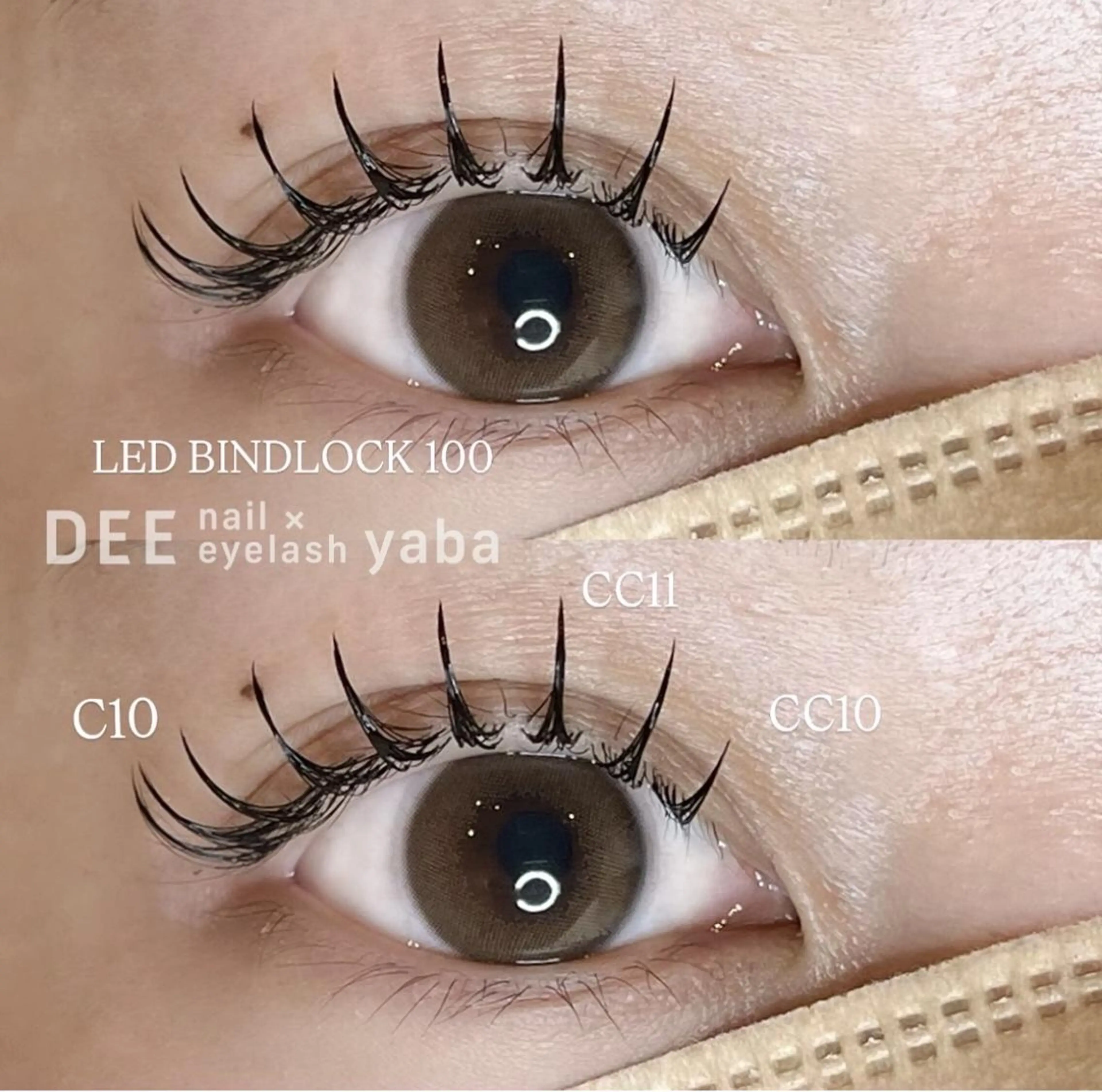 マツエク・マツパ hiyori.W DEE yabaのマツエク・マツパデザイン