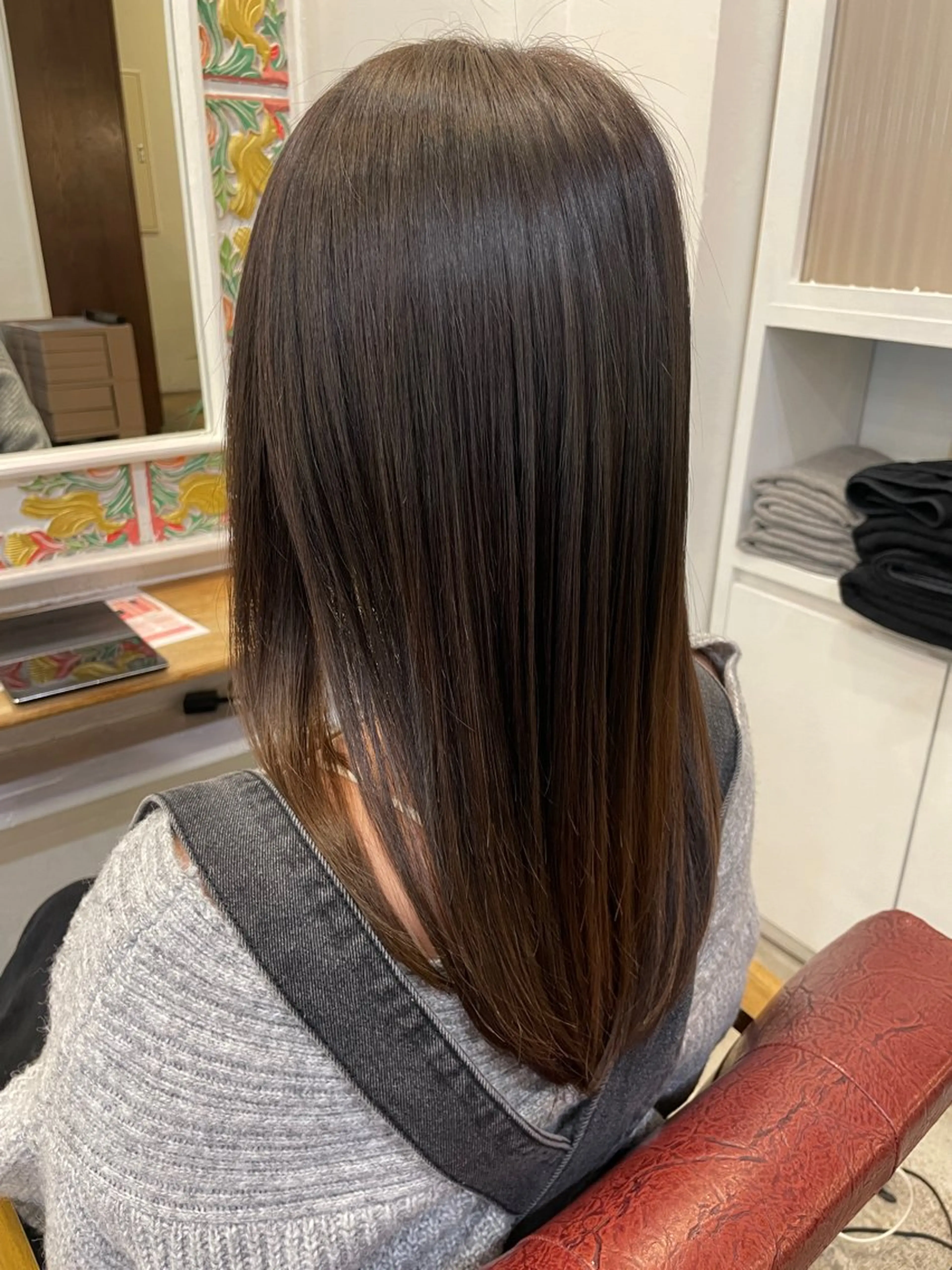 ロング トリートメント カット ヘアカラー 堀田 結香のヘアスタイル