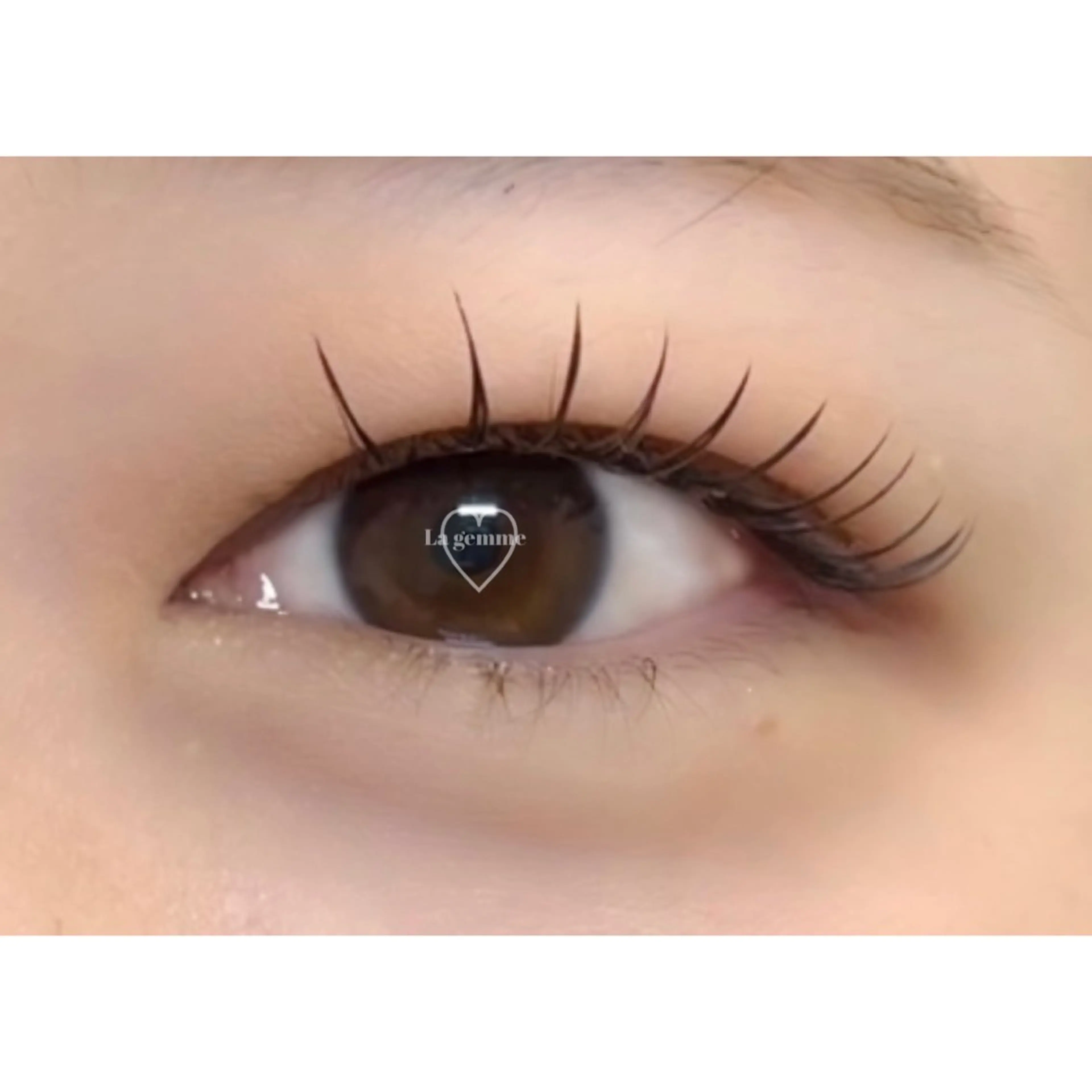 マツエク・マツパ カラーマツエク フラットラッシュ 西岡🌷 アンジェリカ錦糸町のマツエク・マツパデザイン