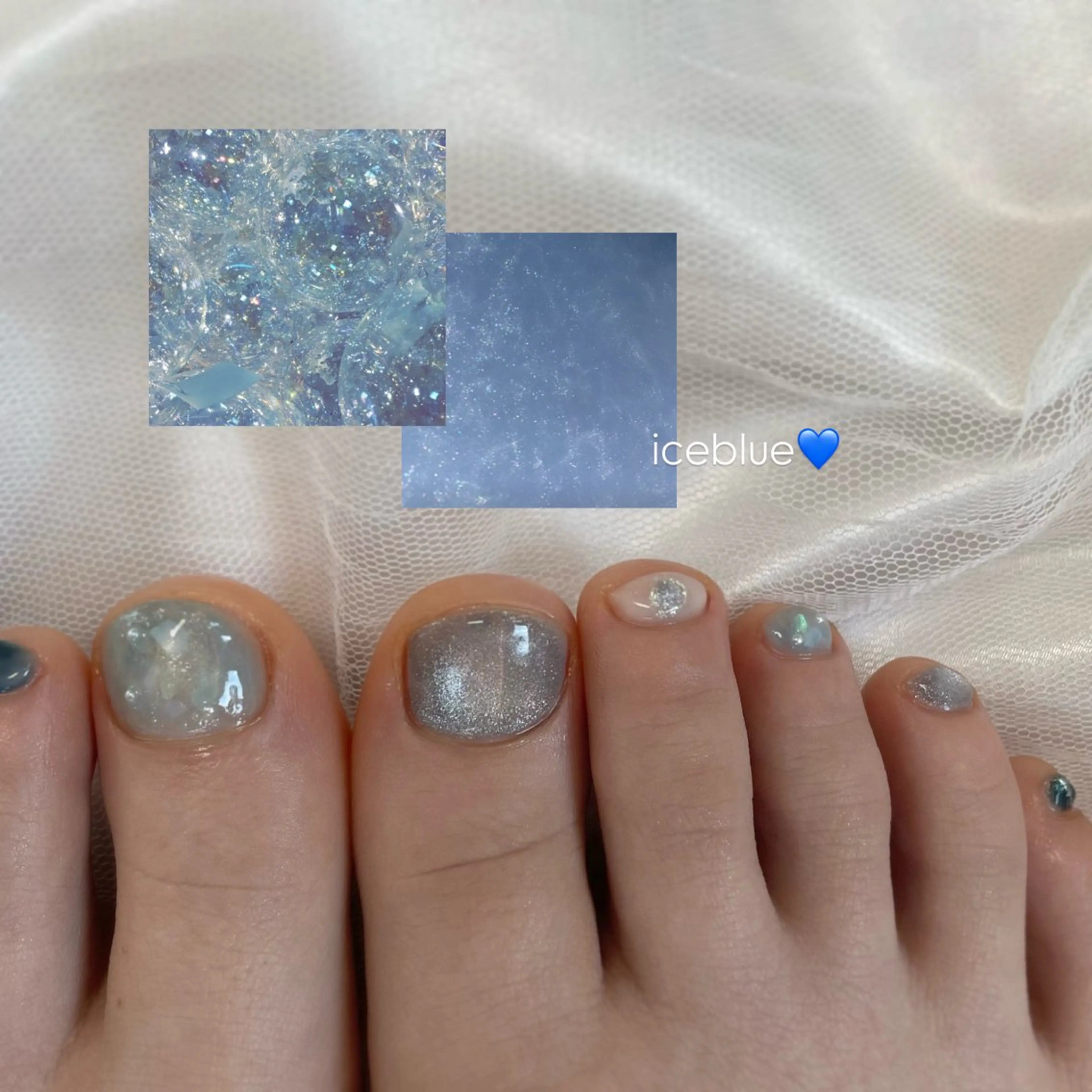 🫧【フットバス付】フットアートネイル🛀🫧の写真