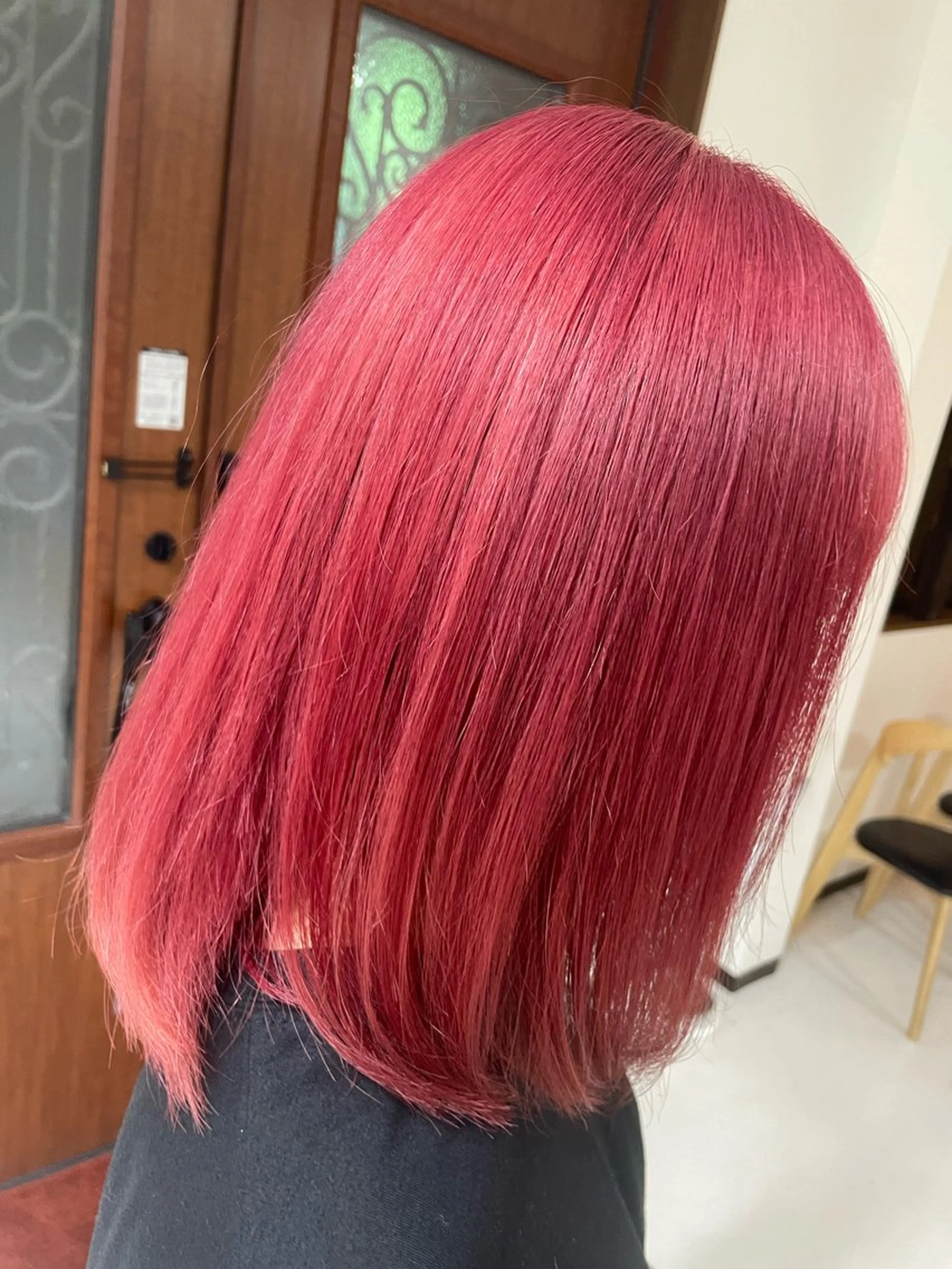 セミロング カラー 大内 カオリのヘアスタイル