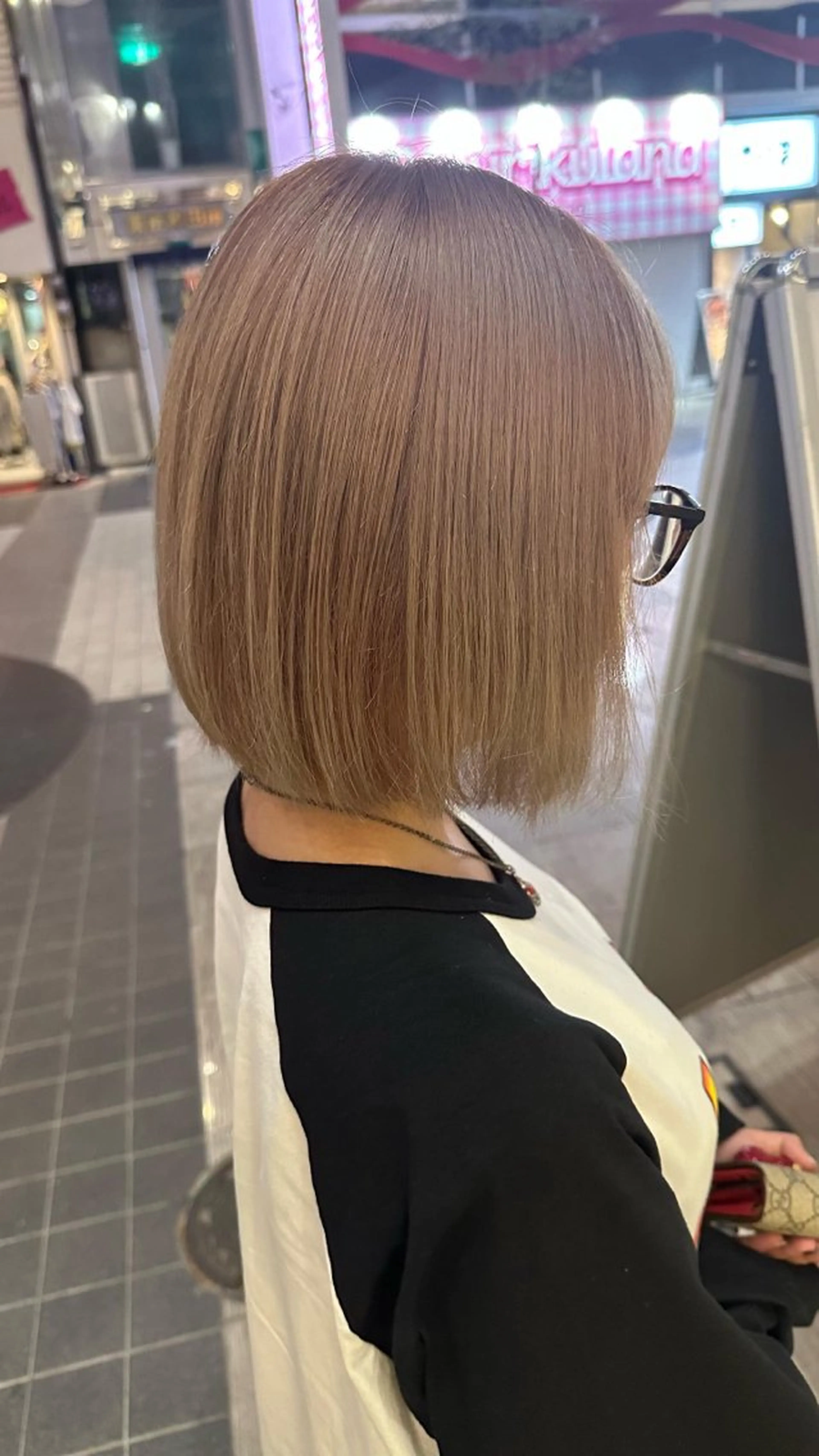 ミディアム カラー EARTH 山﨑龍馬のヘアスタイル