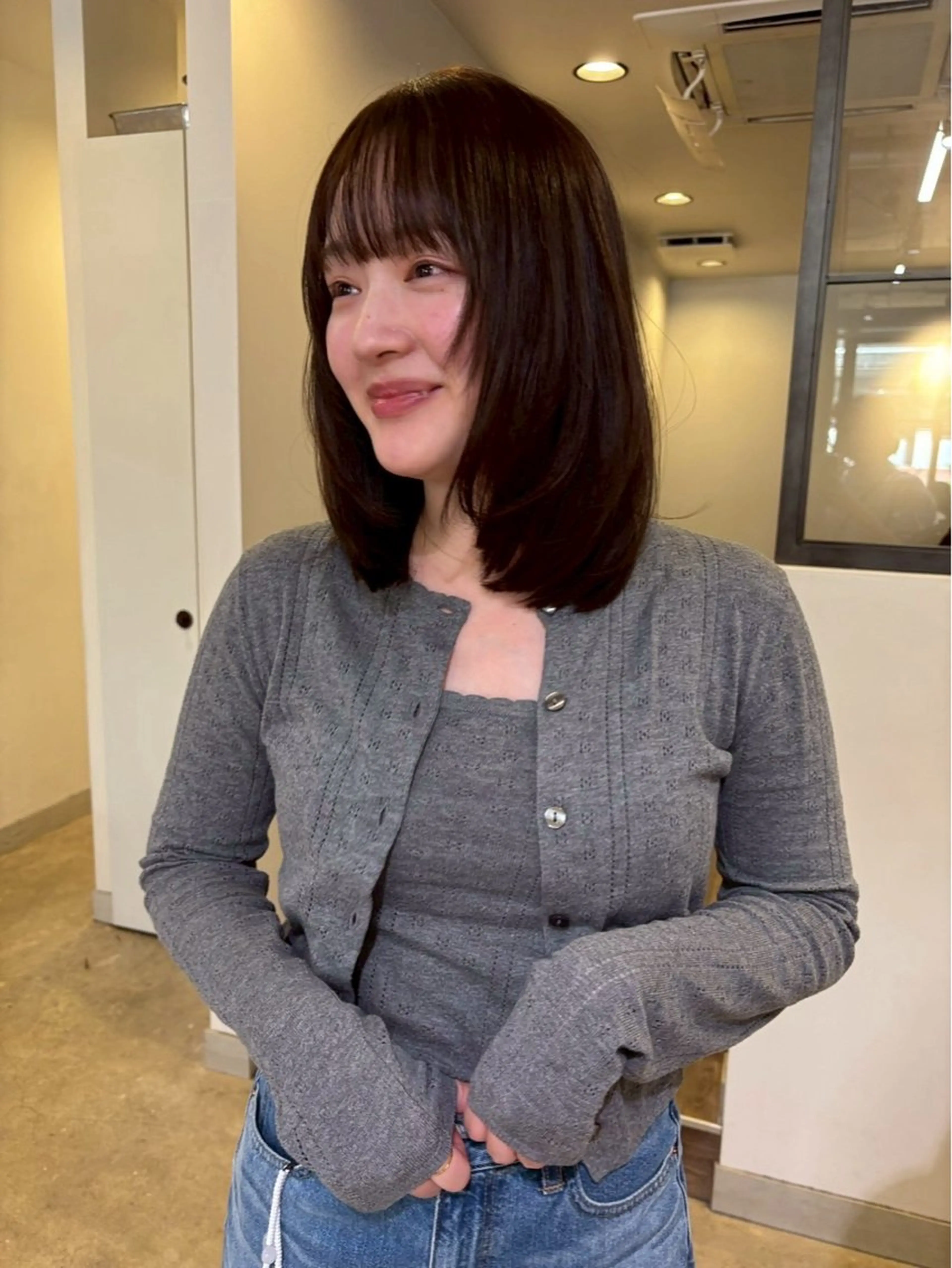 カラー miku/天神 艶カラーのヘアスタイル