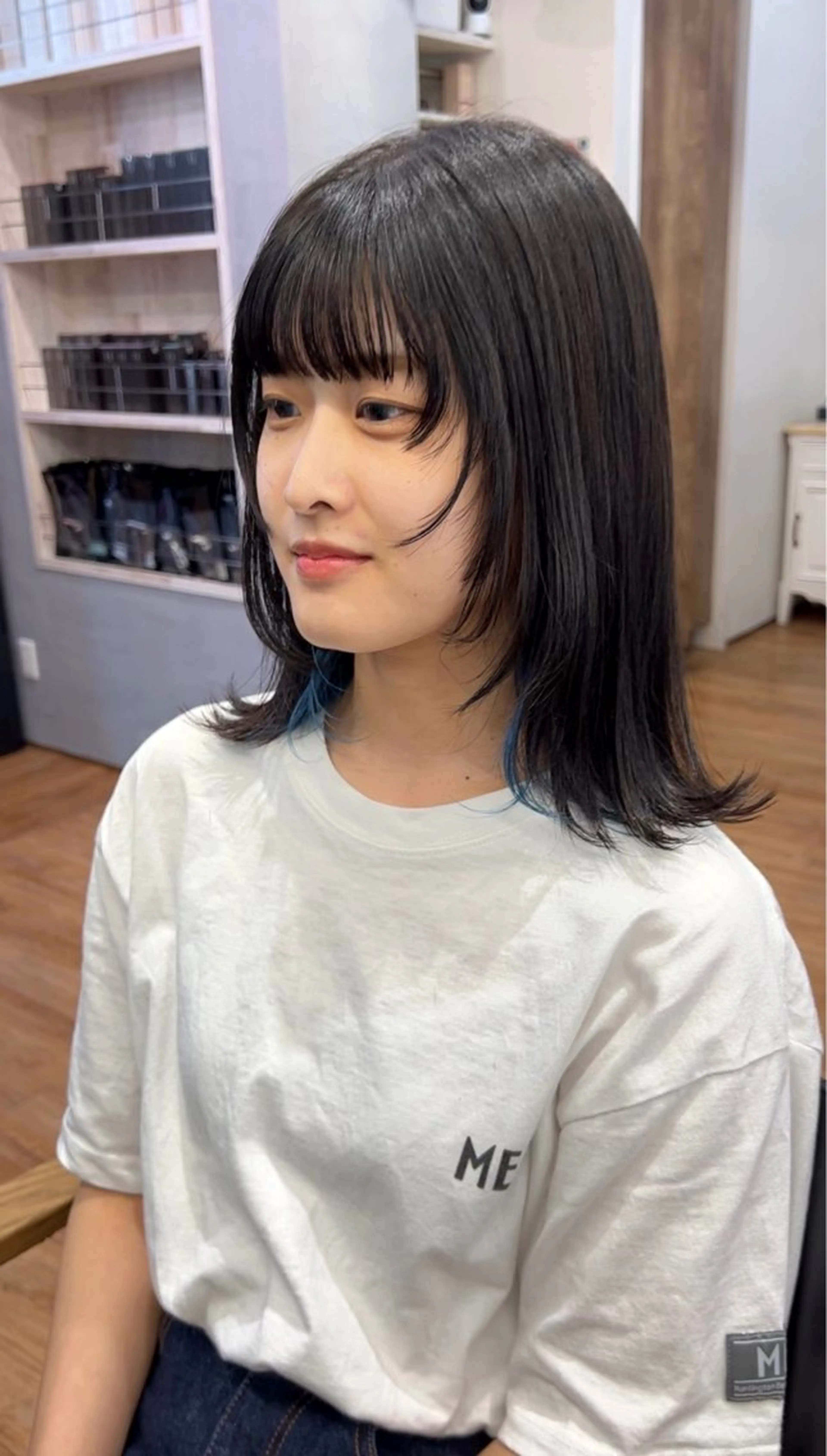 ミディアム カット gite KOHOKU所属・髪質改善レイヤー/ 雨のヘアスタイル