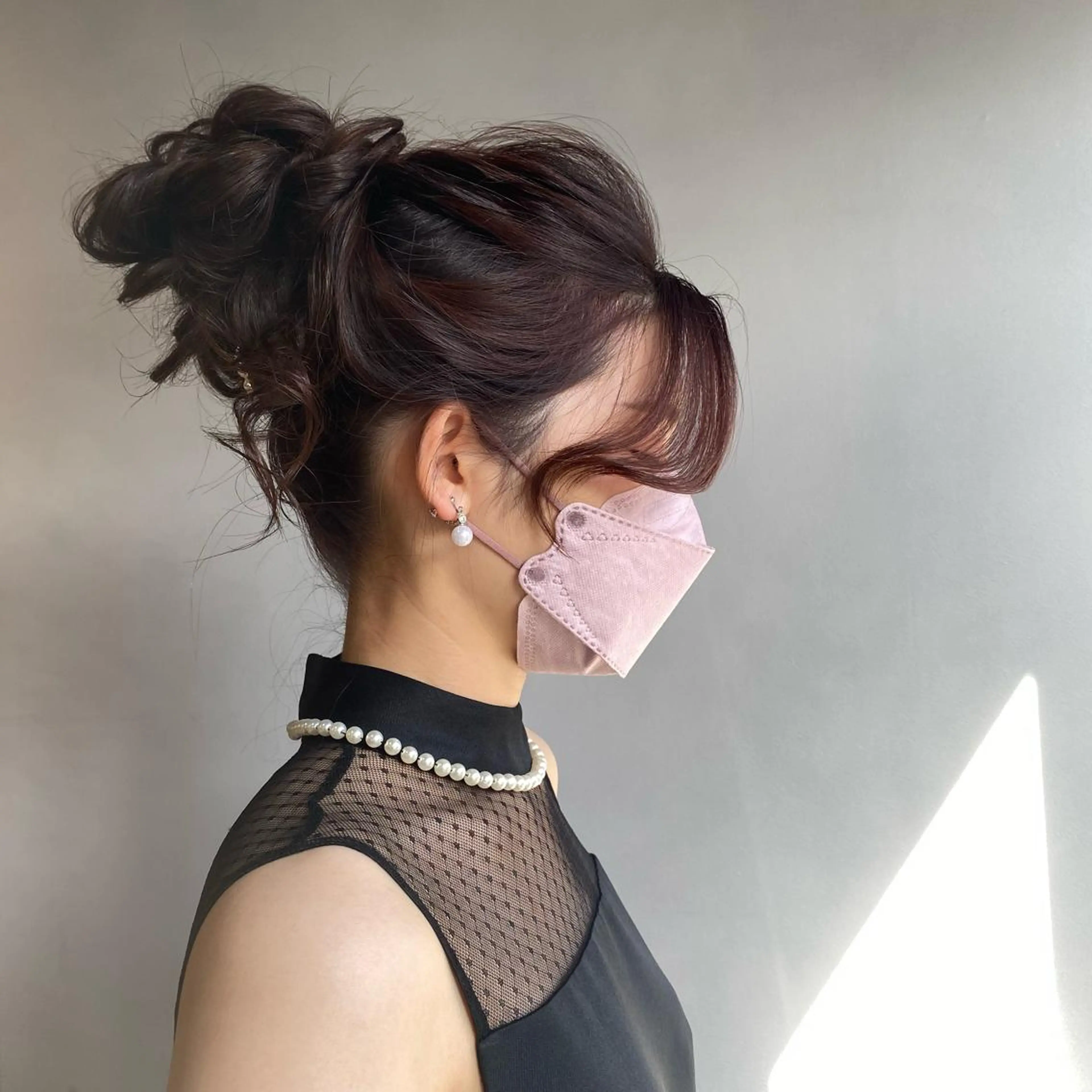 ロング ヘアアレンジ お団子ヘア カット ヘアセット 🪐SOURCE 塚口　シマブクロ🪐のヘアスタイル