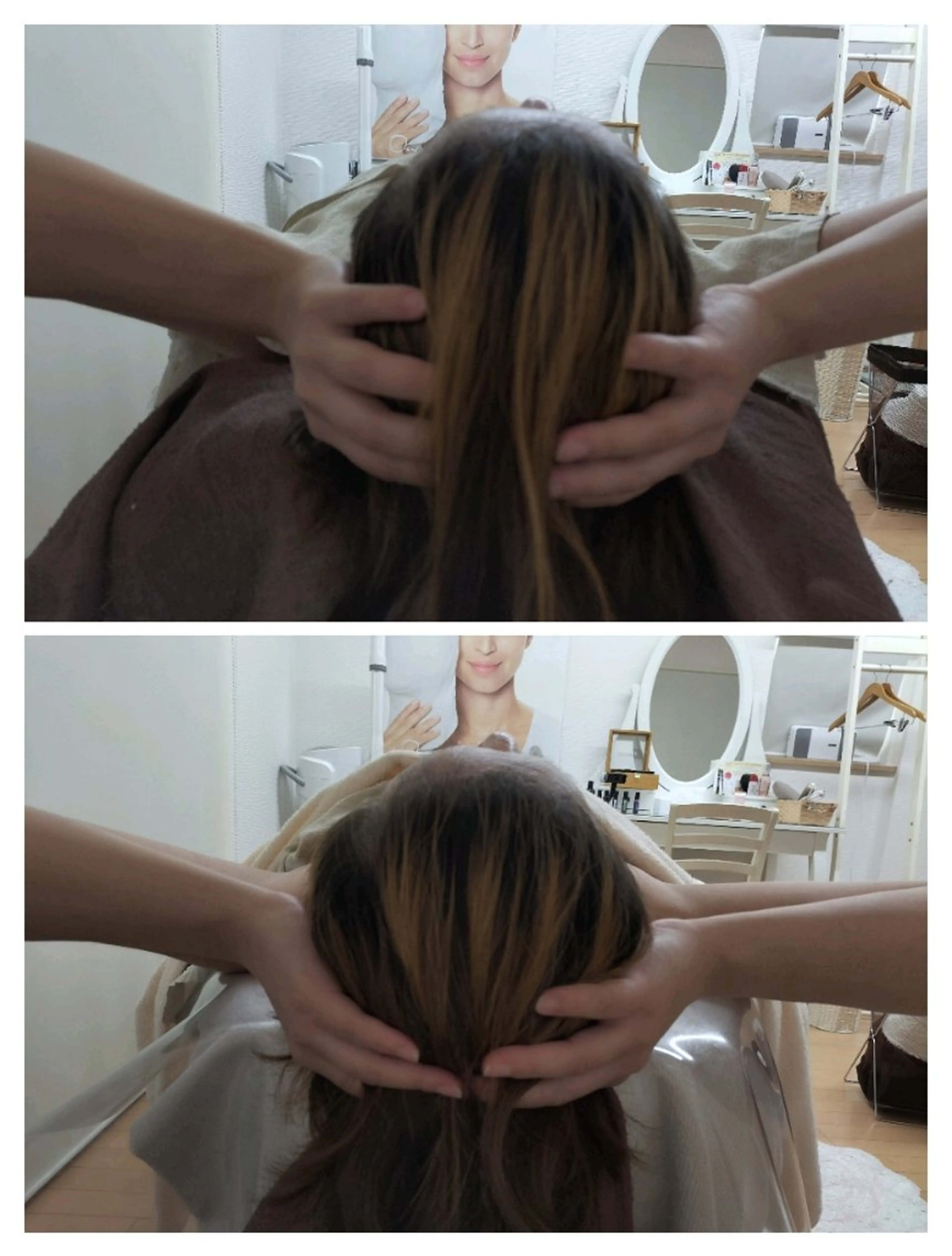 セミドライヘッドスパの写真