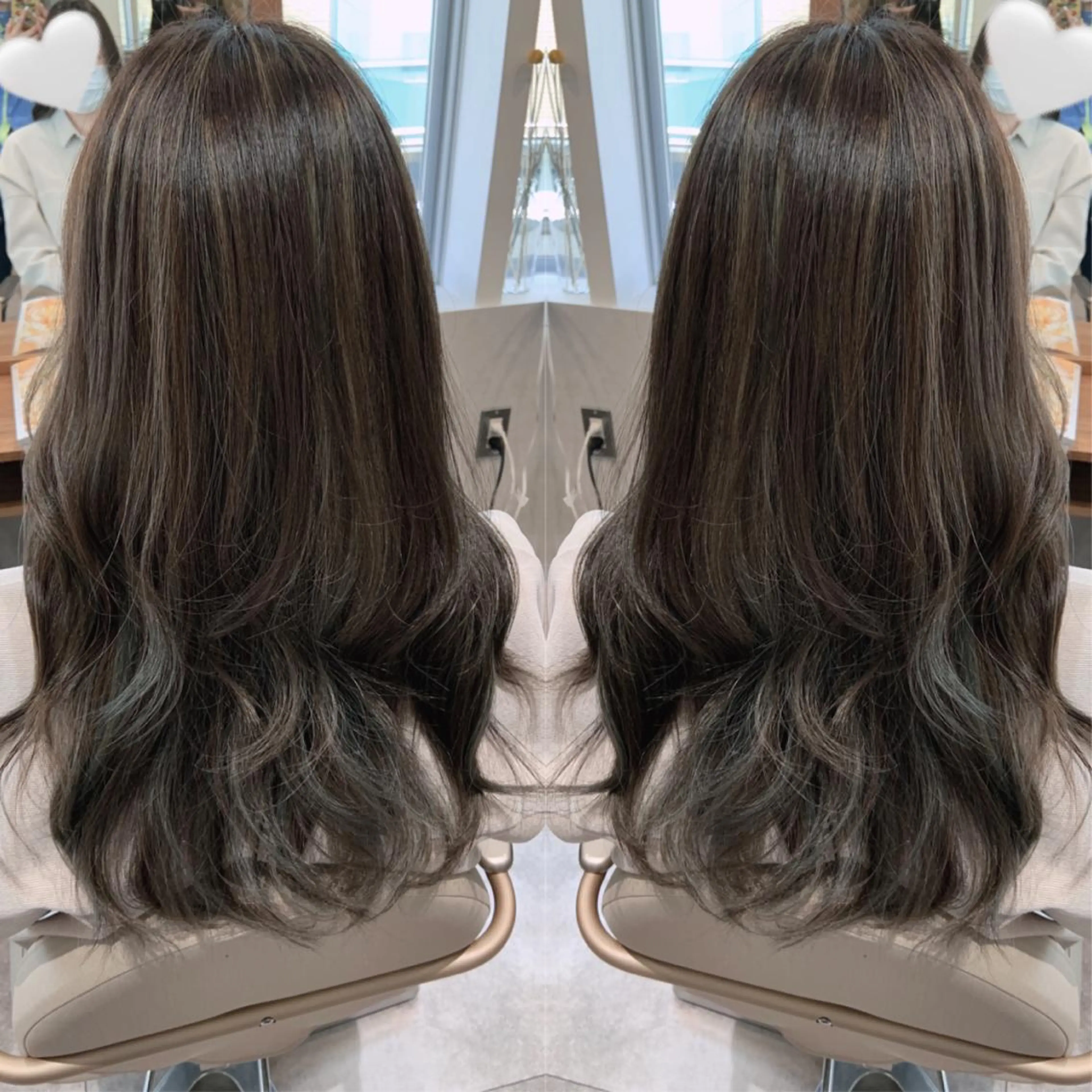 ロング カラー ヘアアレンジ ブリーチ ハイライトカラー ハイライト rita atelier 【リタ】所属・韓国hair🦋 Nanaのヘアスタイル