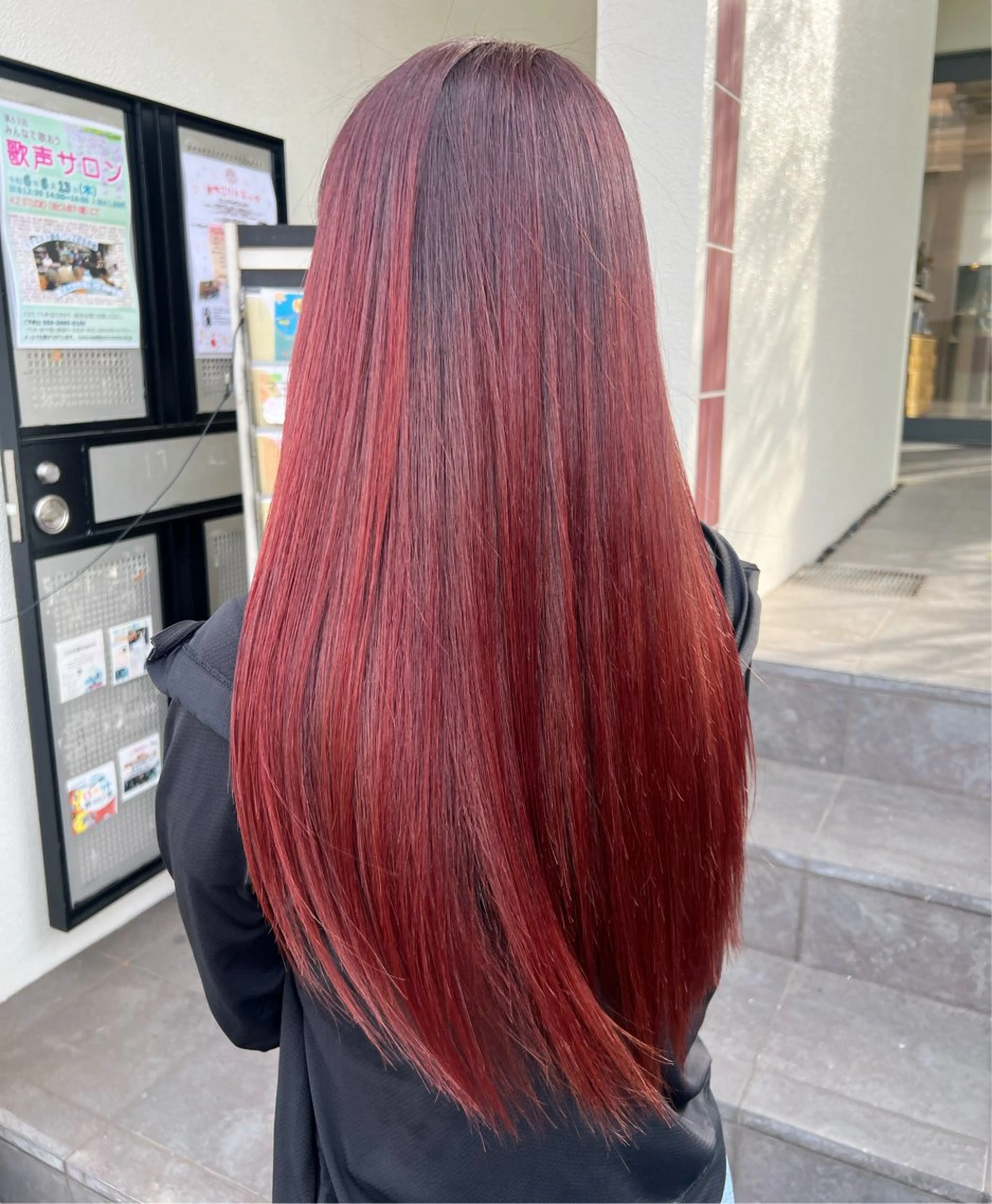 ロング カラー かわの ももな 💜ྀིのヘアスタイル