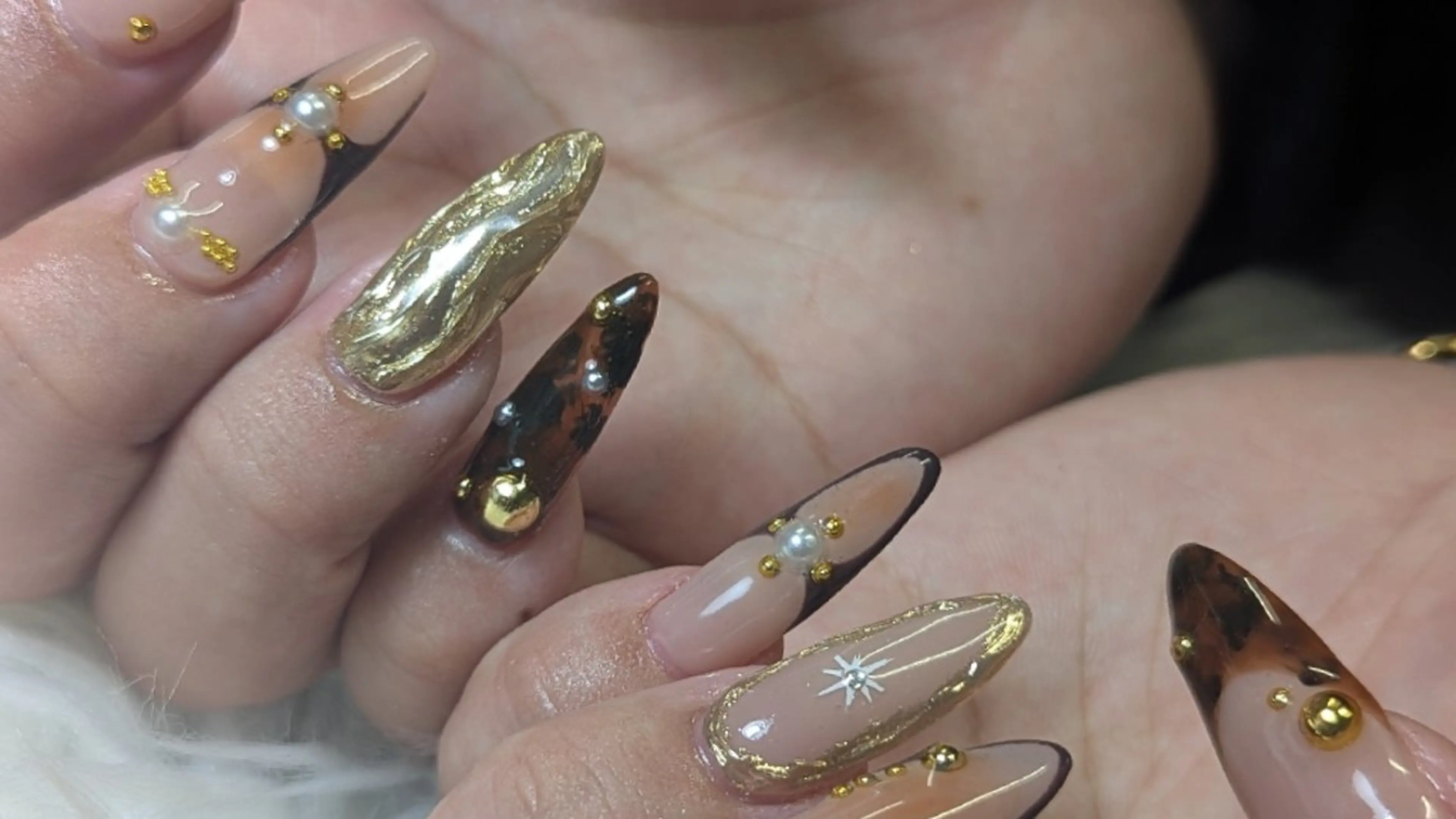 ネイル 長さ出し Nail SIRANGANAのネイルデザイン