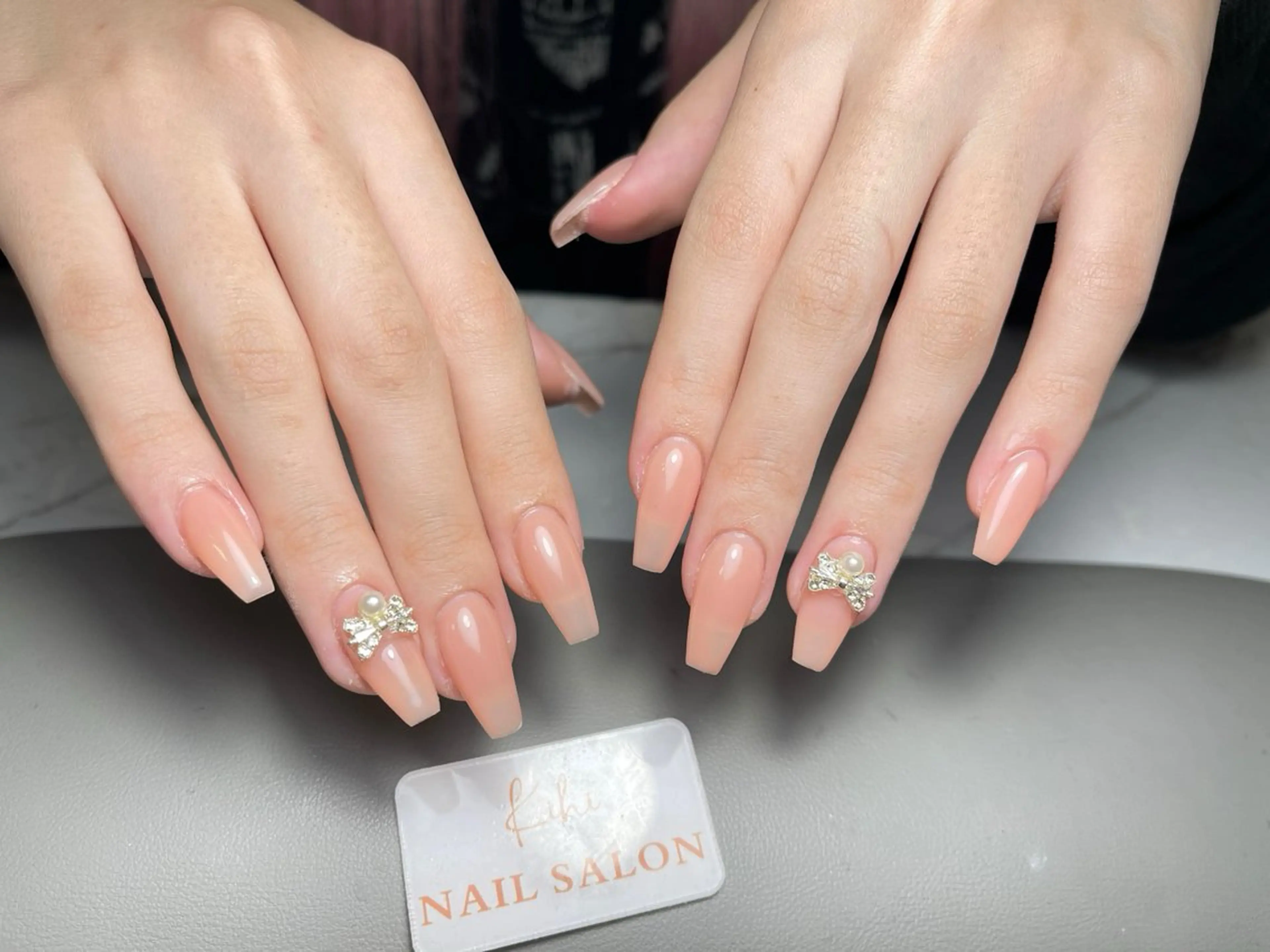 ネイル アートネイル フレンチネイル ジェルネイル グラデーション 韓国ネイル ハンドネイル ハンドケア さくら💮💮 【オフ無料】のネイルデザイン