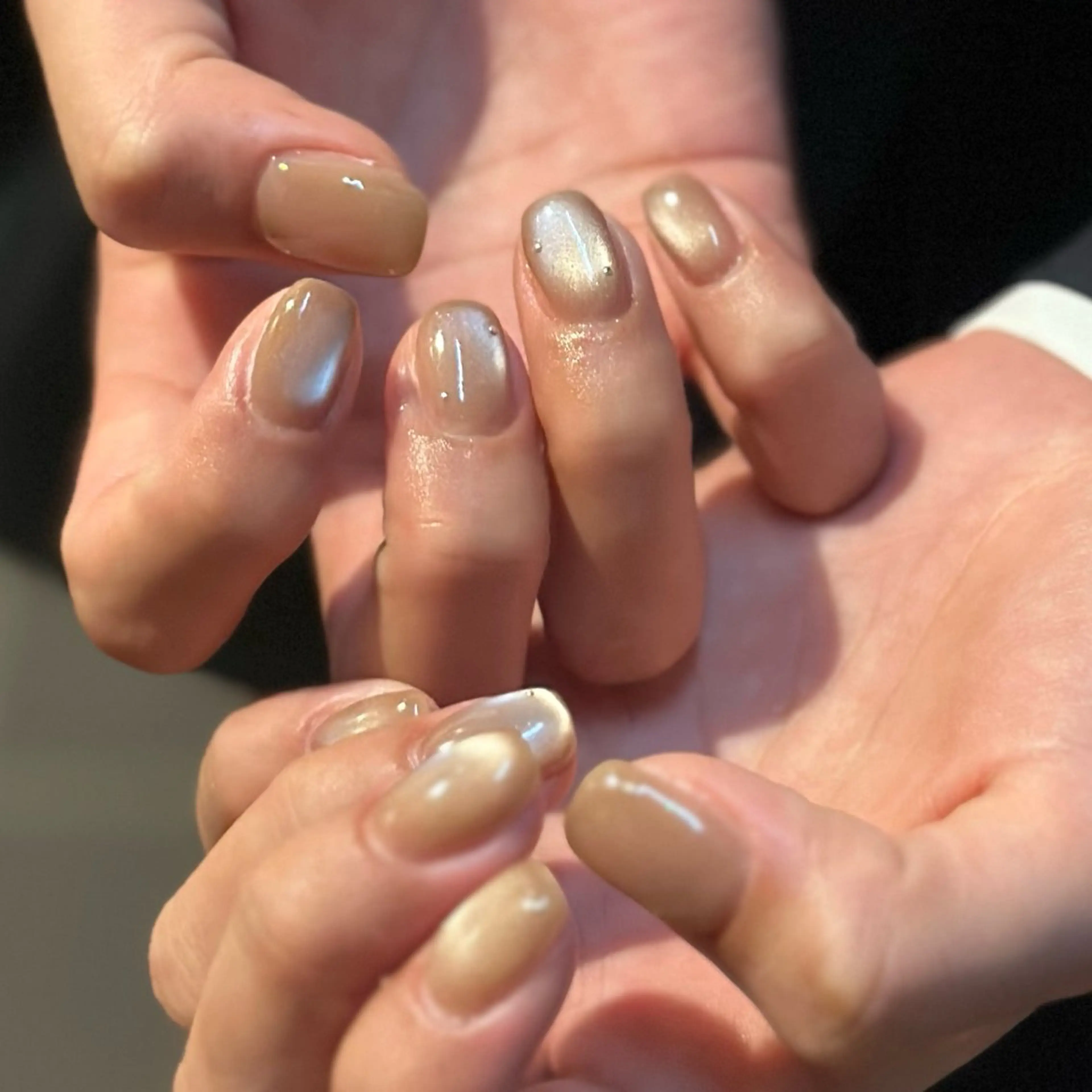 ネイル マグネットネイル ワンカラーネイル ハンドネイル フットネイル YukaRyu /個性派デザインのネイルデザイン