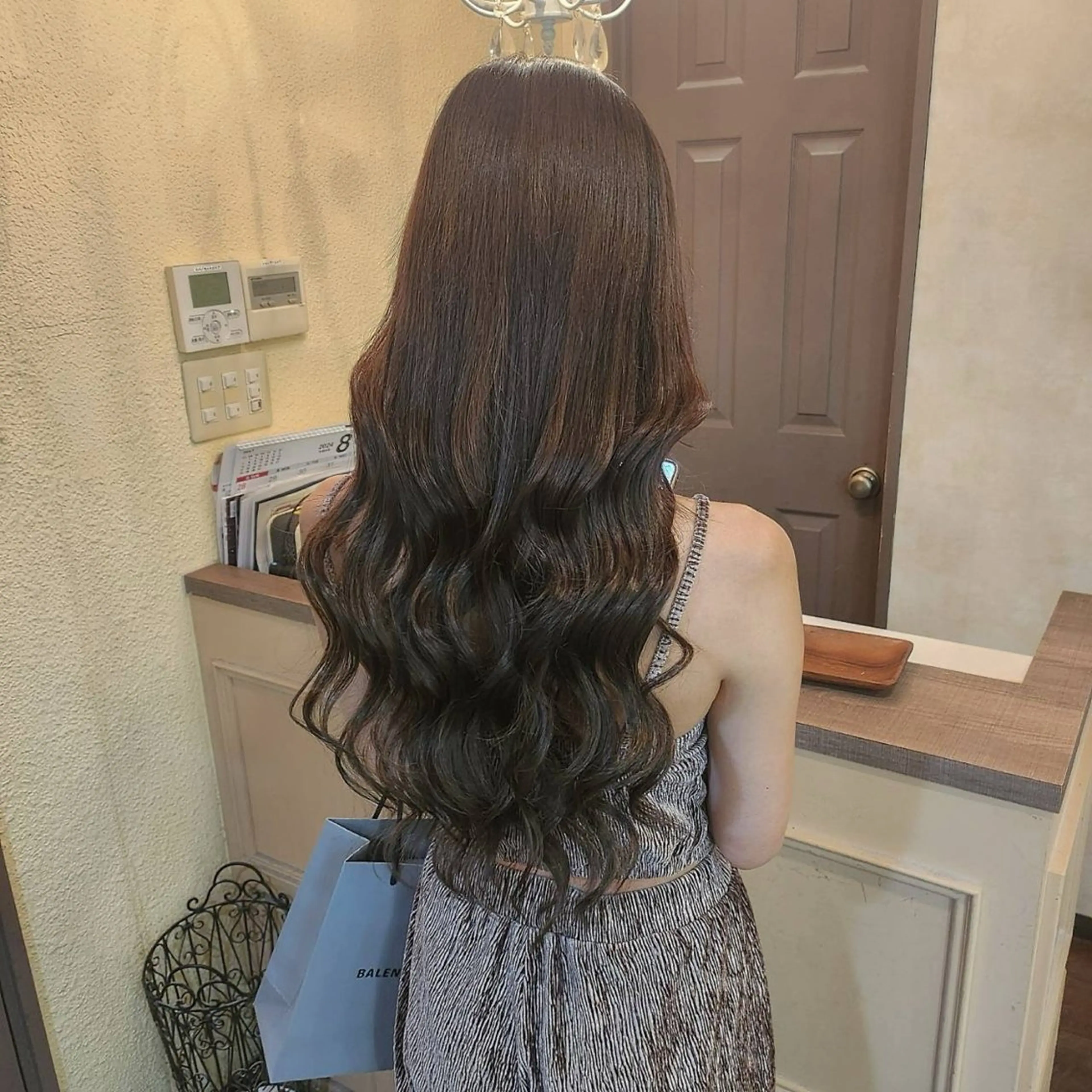 ロング ヘアアレンジ シールエクステ エクステ ロング カット エクステ MagicMush ✴︎シールエクステのヘアスタイル