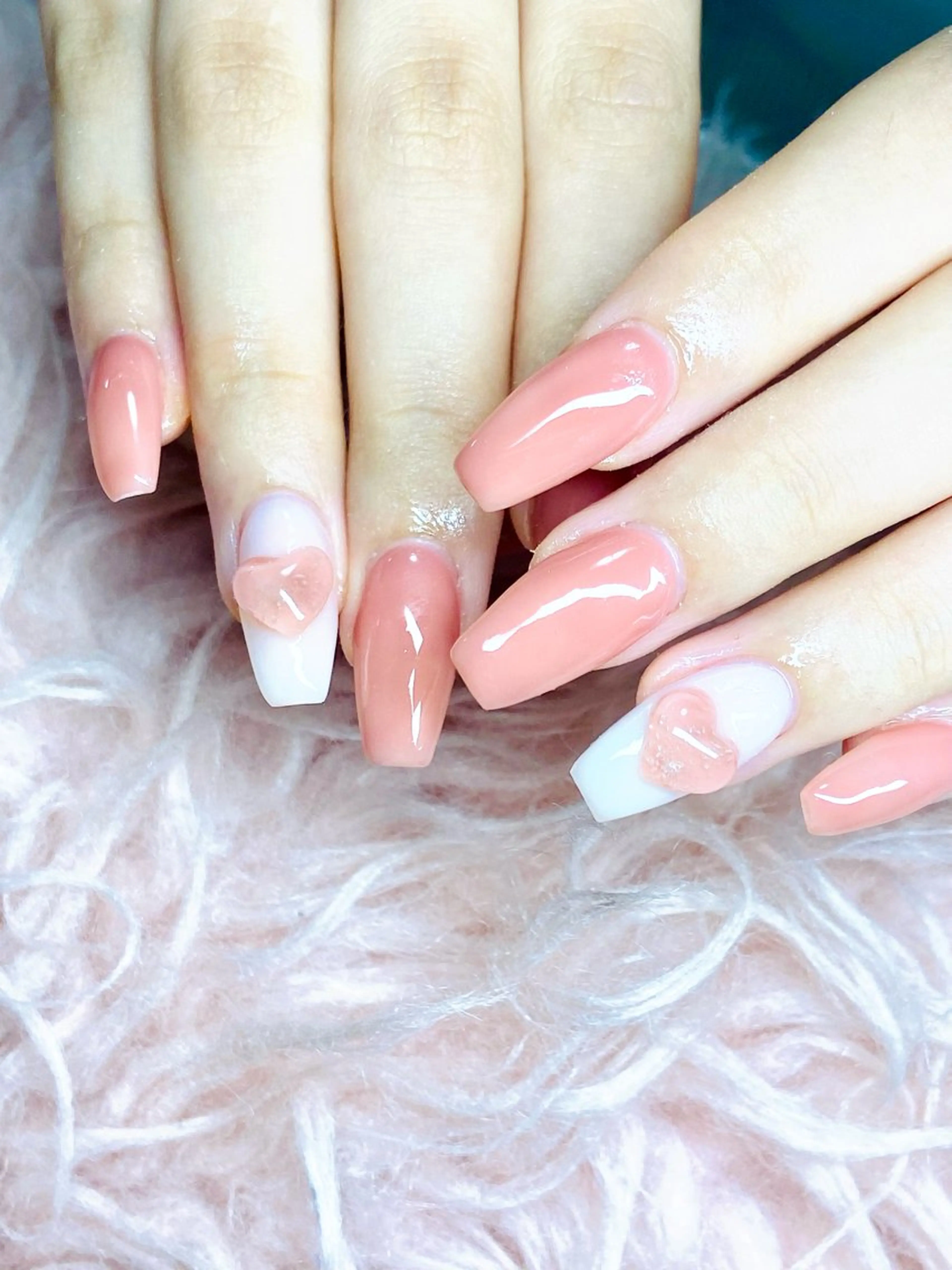 ネイル 長さ出し ジェルネイル HandSnail自宅サロン所属・HandSnail 座間自宅ネイルサロンのネイルデザイン