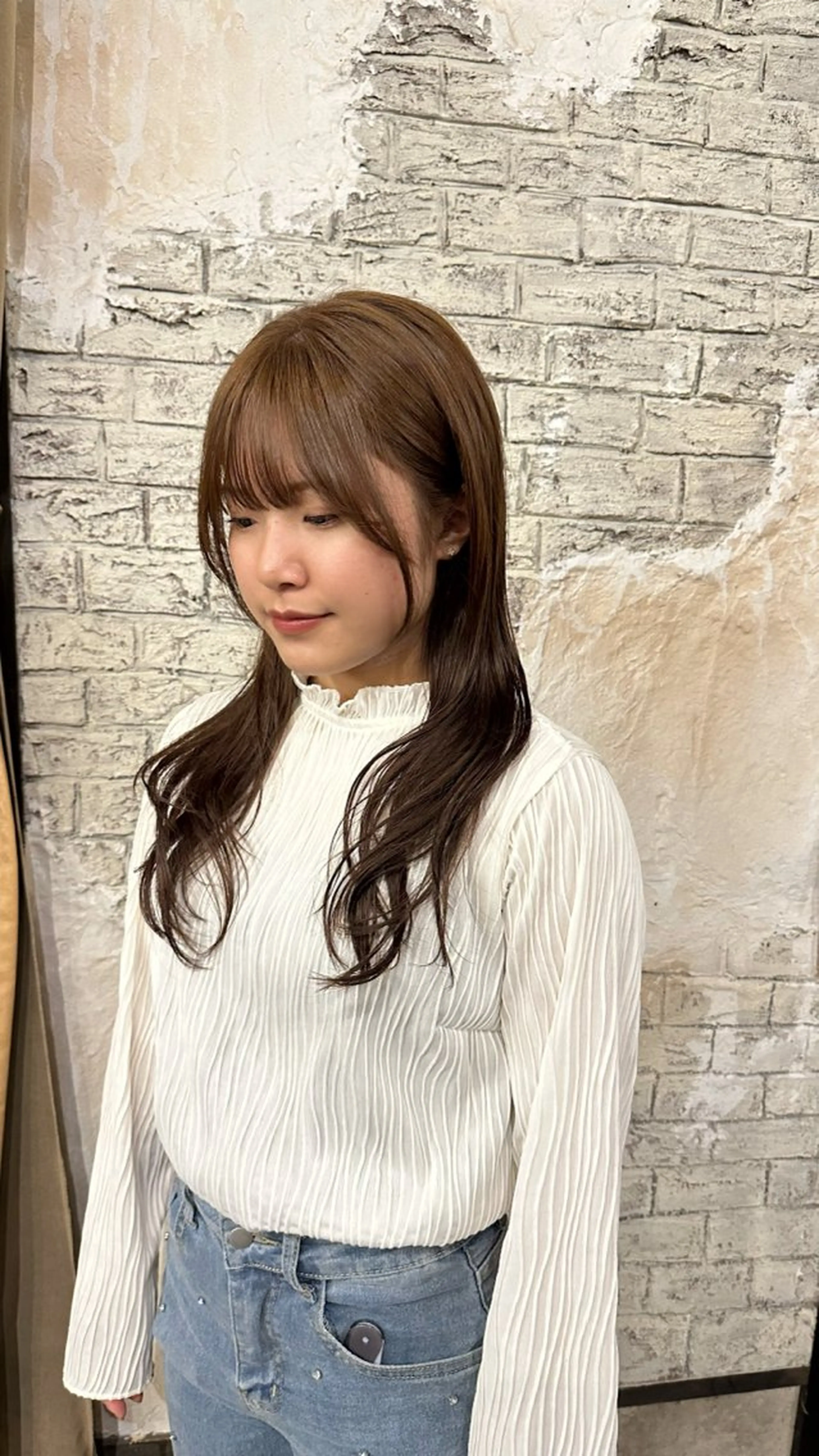 ロング パーマ 韓国風ヘア デジタルパーマ 🦖ノザワ リンカ🦖のヘアスタイル